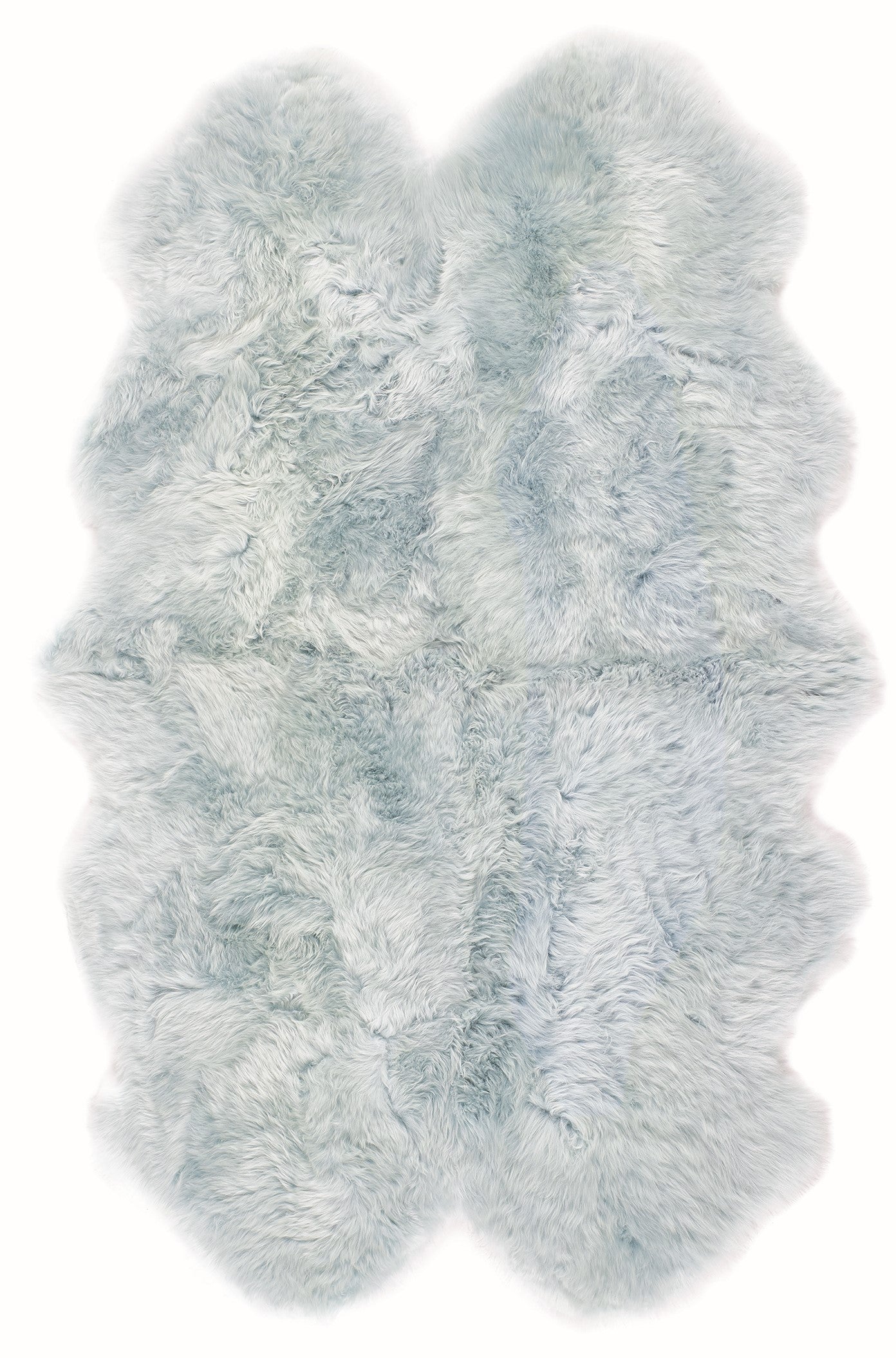 Genuine Sheepskin Animal Fur Soft Wool Shaggy Duck Egg Rug