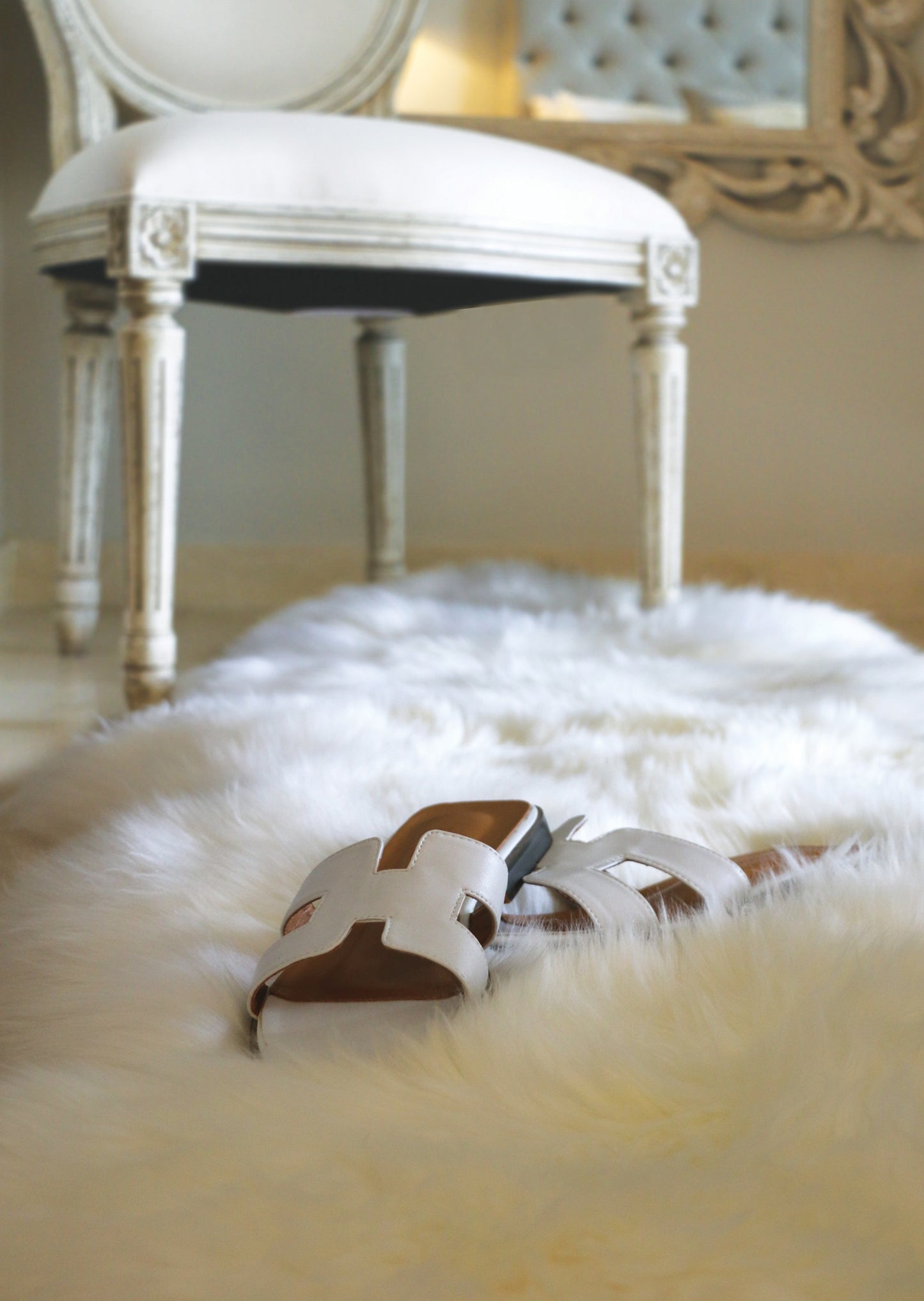 Genuine Sheepskin Animal Fur Soft Wool Shaggy Natural Cream Rug