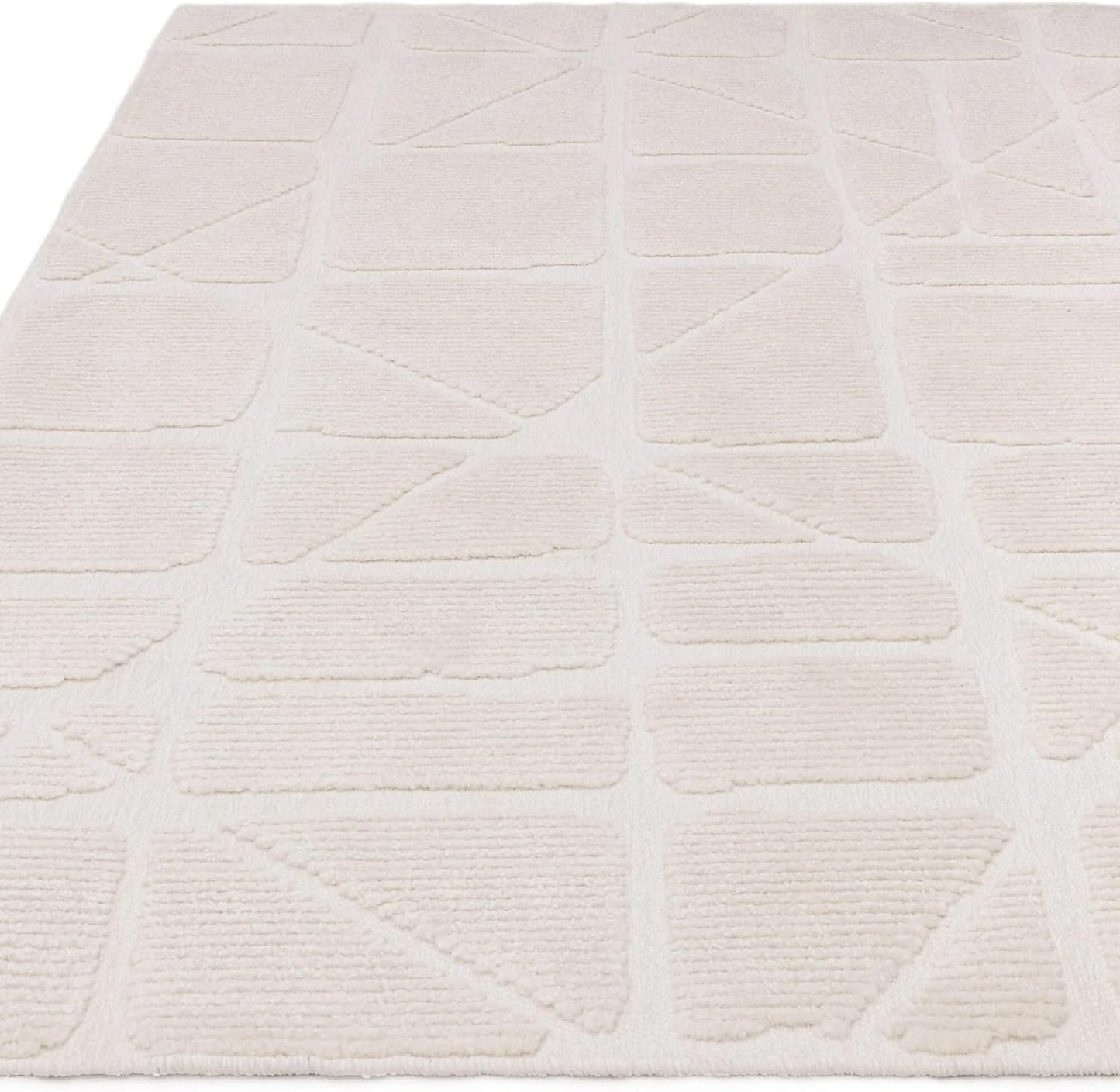 Method Ivory Washable Rug – Modern Abstract Short Pile Carpet