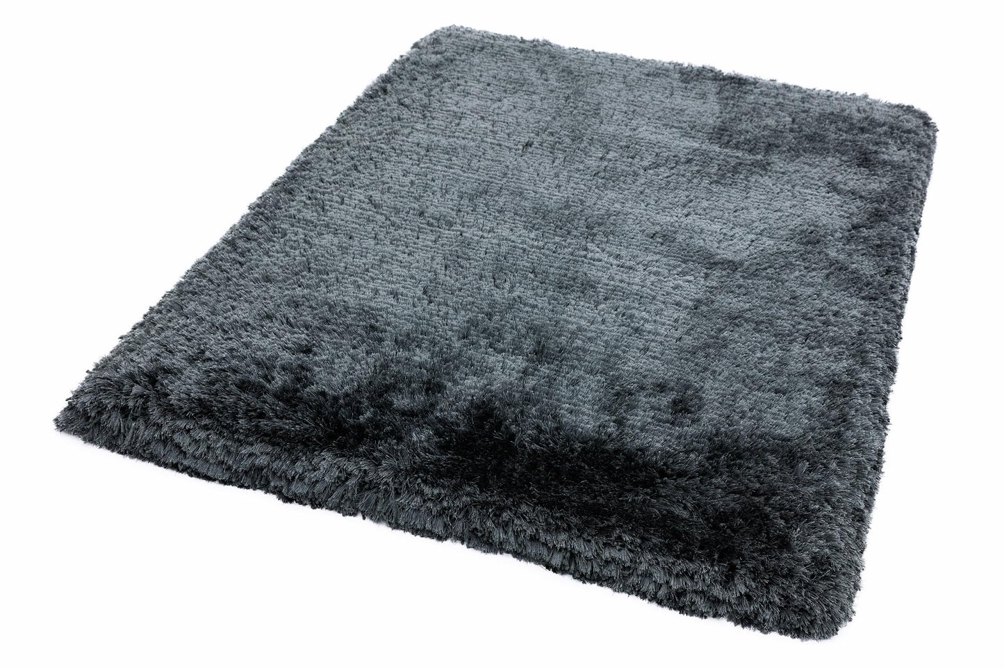 Plush Shaggy Rug for Living Room Bedroom High Pile Thick Fluffy Hand Made Anti-Shed Silky Shimmer Shiny Plain Deep Pile Rug
