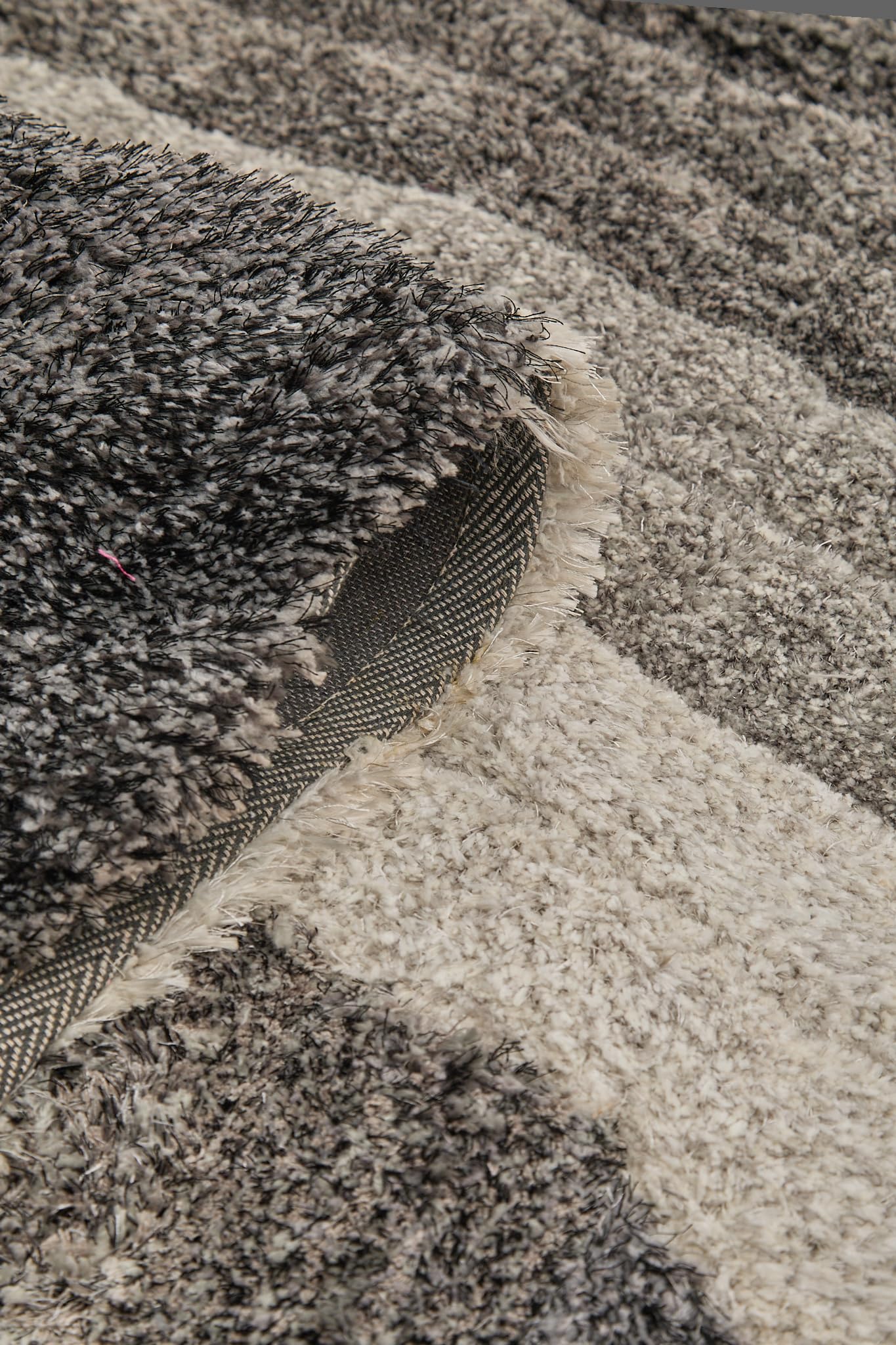 Shaggy Rug for Living Room Bedroom Dining Room Carpet Soft Plush Fluffy Silky Area Floor Stella Swirl Pattern 3D Shaggy Rug in Large Size 160x230 cm (5'3"x7'7")