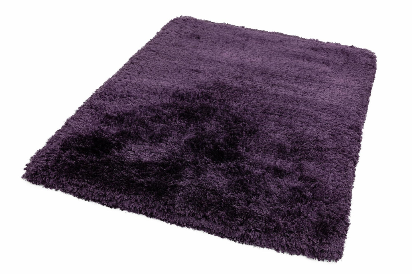 Plush Shaggy Rug for Living Room Bedroom High Pile Thick Fluffy Hand Made Anti-Shed Silky Shimmer Shiny Plain Deep Pile Rug