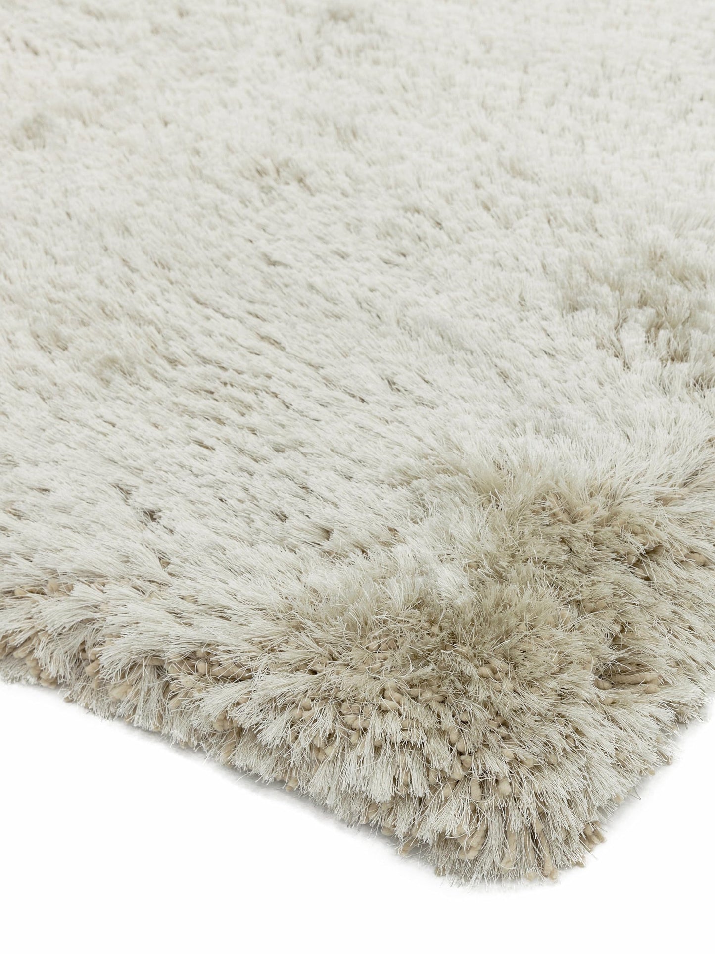 Plush Shaggy Rug for Living Room Bedroom High Pile Thick Fluffy Hand Made Anti-Shed Silky Shimmer Shiny Plain Deep Pile Rug