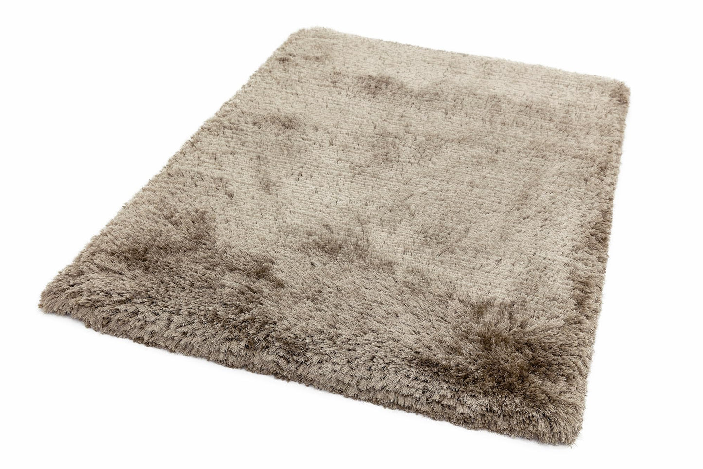 Plush Shaggy Rug for Living Room Bedroom High Pile Thick Fluffy Hand Made Anti-Shed Silky Shimmer Shiny Plain Deep Pile Rug