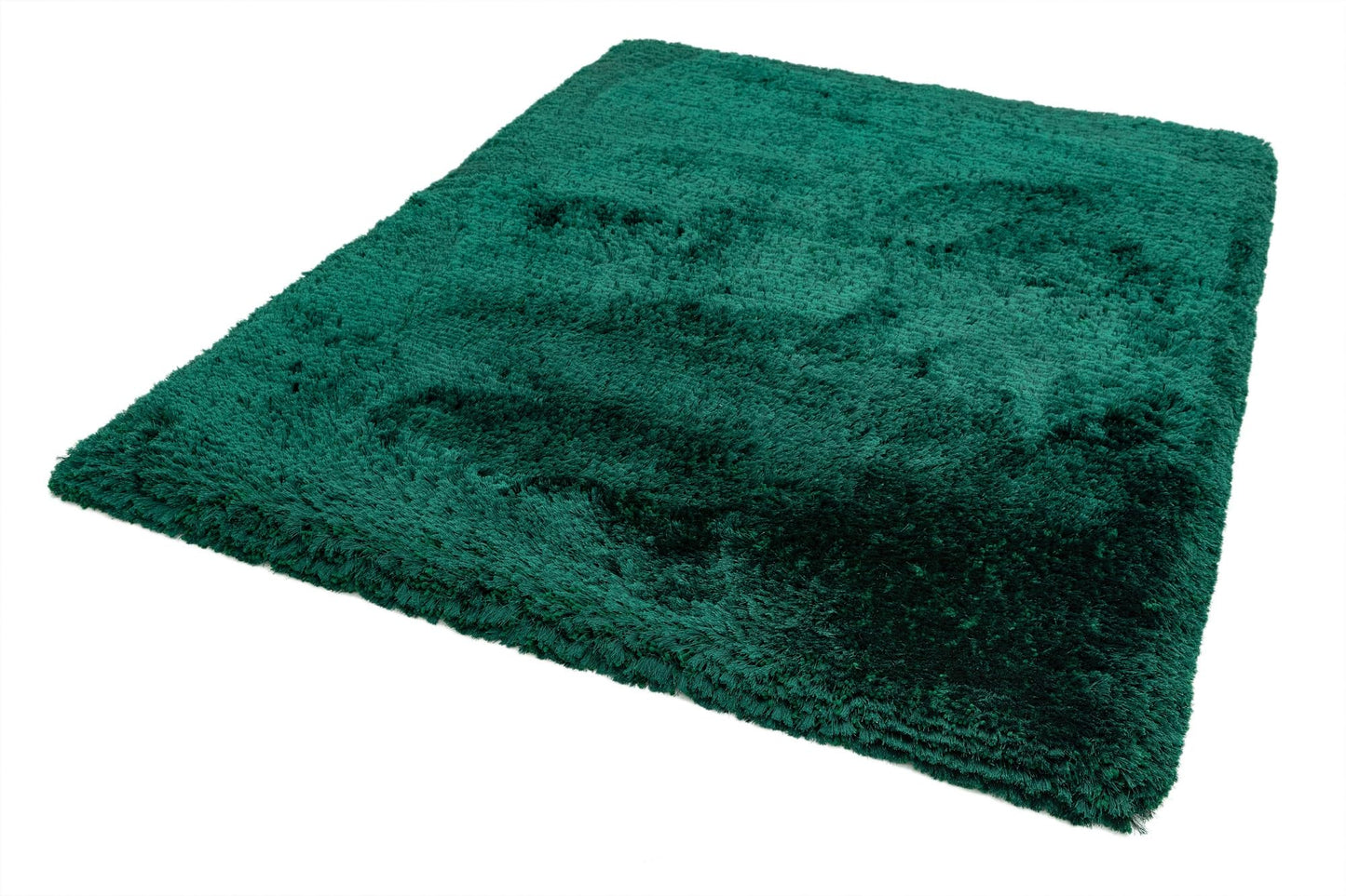 Plush Shaggy Rug for Living Room Bedroom High Pile Thick Fluffy Hand Made Anti-Shed Silky Shimmer Shiny Plain Deep Pile Rug