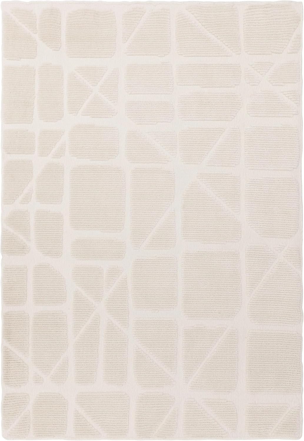 Method Ivory Washable Rug – Modern Abstract Short Pile Carpet