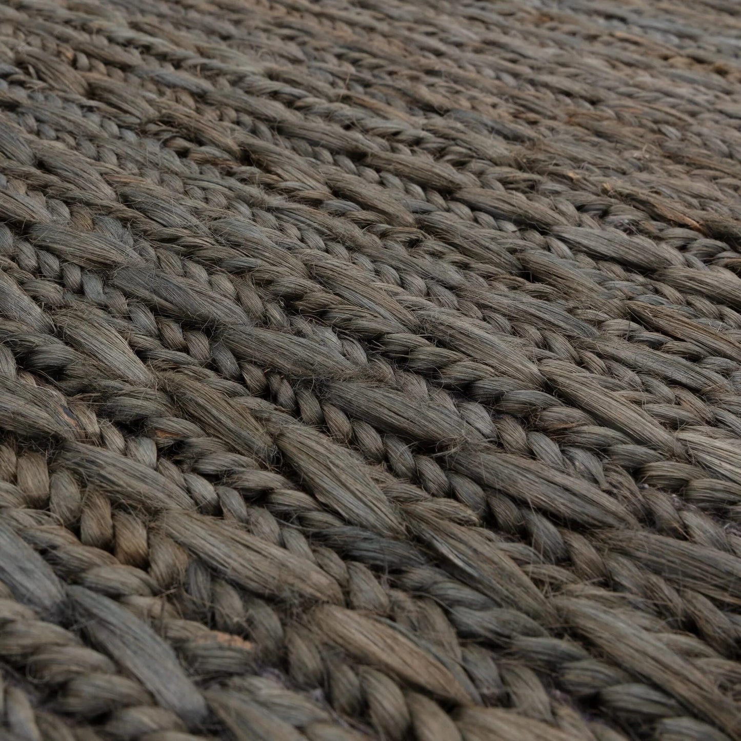 Hand Woven Braided Jute Rug for Living Room Bedroom Dining Room Lounge Flatweave Modern Plain Carpet Oakley Natural Rug