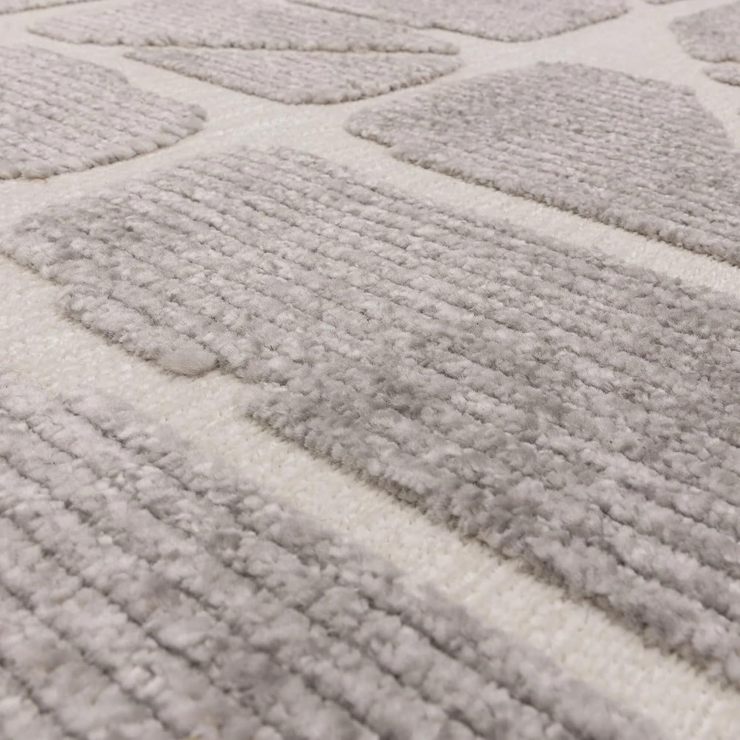 Method Grey Washable Rug – Modern Abstract Short Pile Carpet