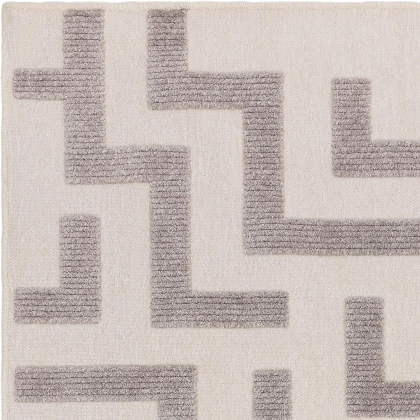 Cove Grey Washable Rug – Soft Abstract Short Pile Carpet