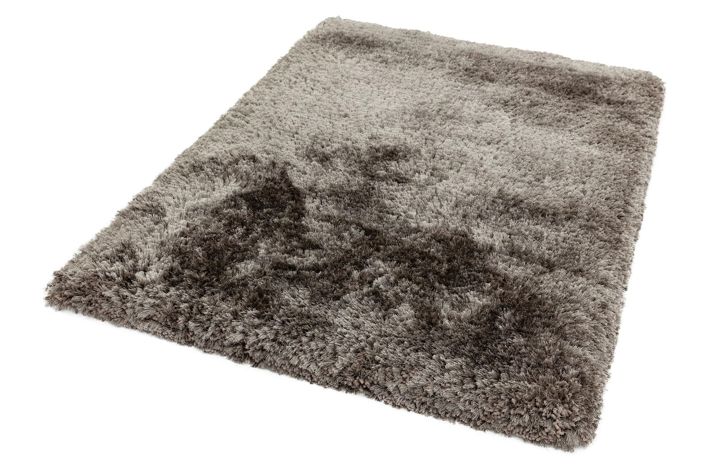 Plush Shaggy Rug for Living Room Bedroom High Pile Thick Fluffy Hand Made Anti-Shed Silky Shimmer Shiny Plain Deep Pile Rug