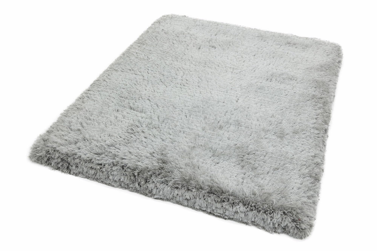 Plush Shaggy Rug for Living Room Bedroom High Pile Thick Fluffy Hand Made Anti-Shed Silky Shimmer Shiny Plain Deep Pile Rug