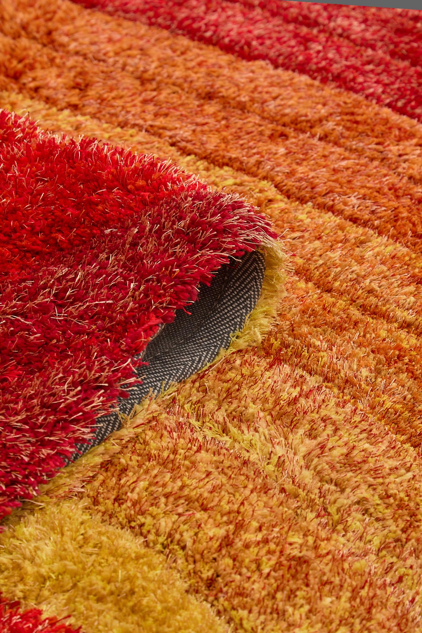 Shaggy Rug for Living Room Bedroom Dining Room Carpet Soft Plush Fluffy Silky Area Floor Stella Swirl Pattern 3D Shaggy Rug in Large Size 160x230 cm (5'3"x7'7")