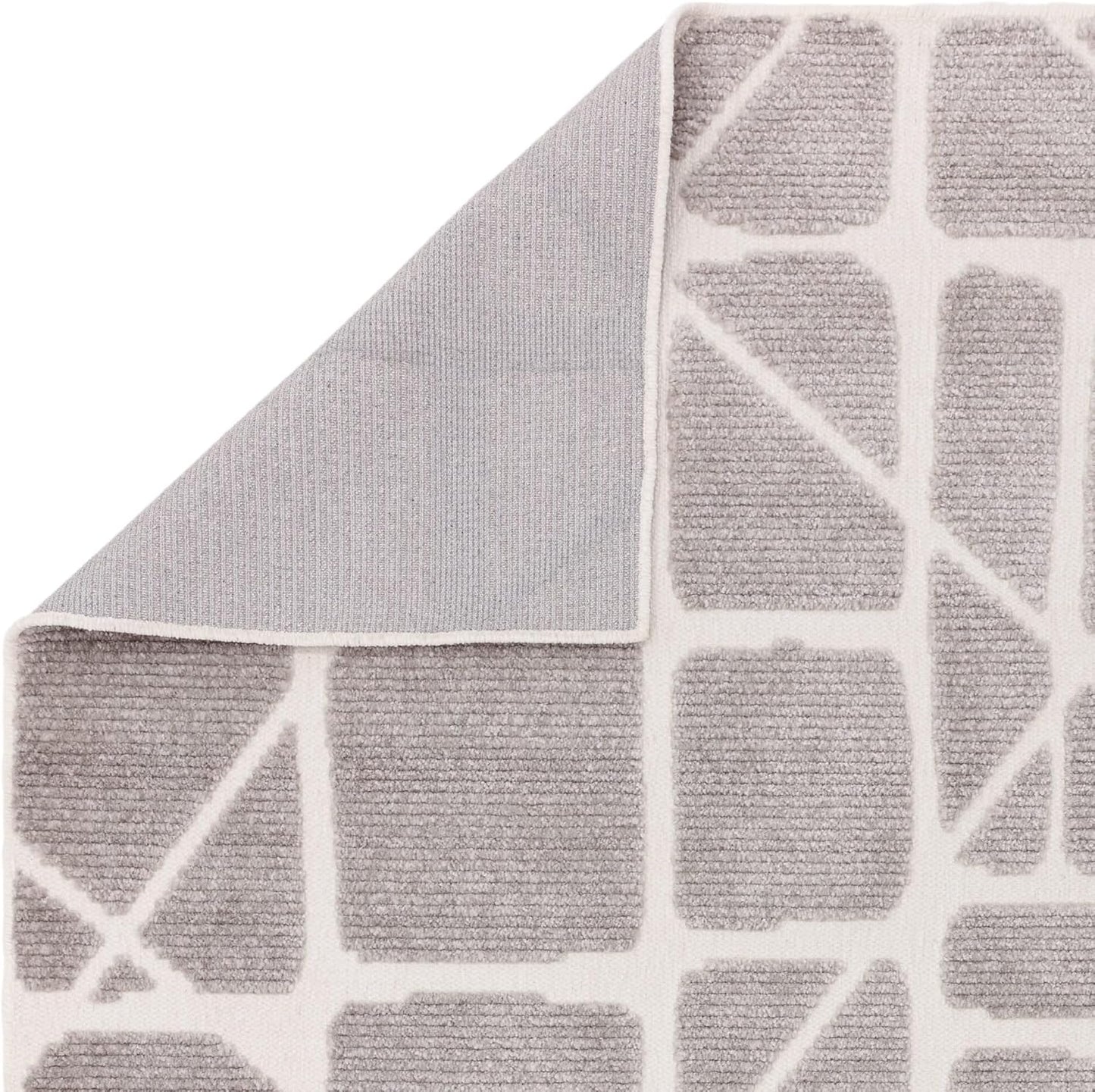 Method Grey Washable Rug – Modern Abstract Short Pile Carpet