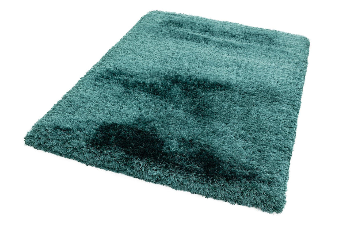 Plush Shaggy Rug for Living Room Bedroom High Pile Thick Fluffy Hand Made Anti-Shed Silky Shimmer Shiny Plain Deep Pile Rug
