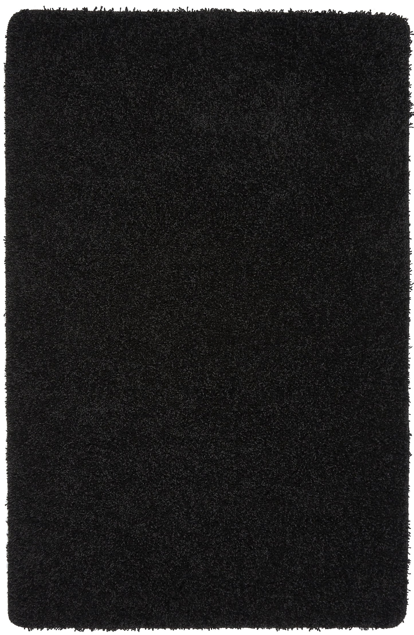 My Washable Shaggy Non-Slip Rug in Black