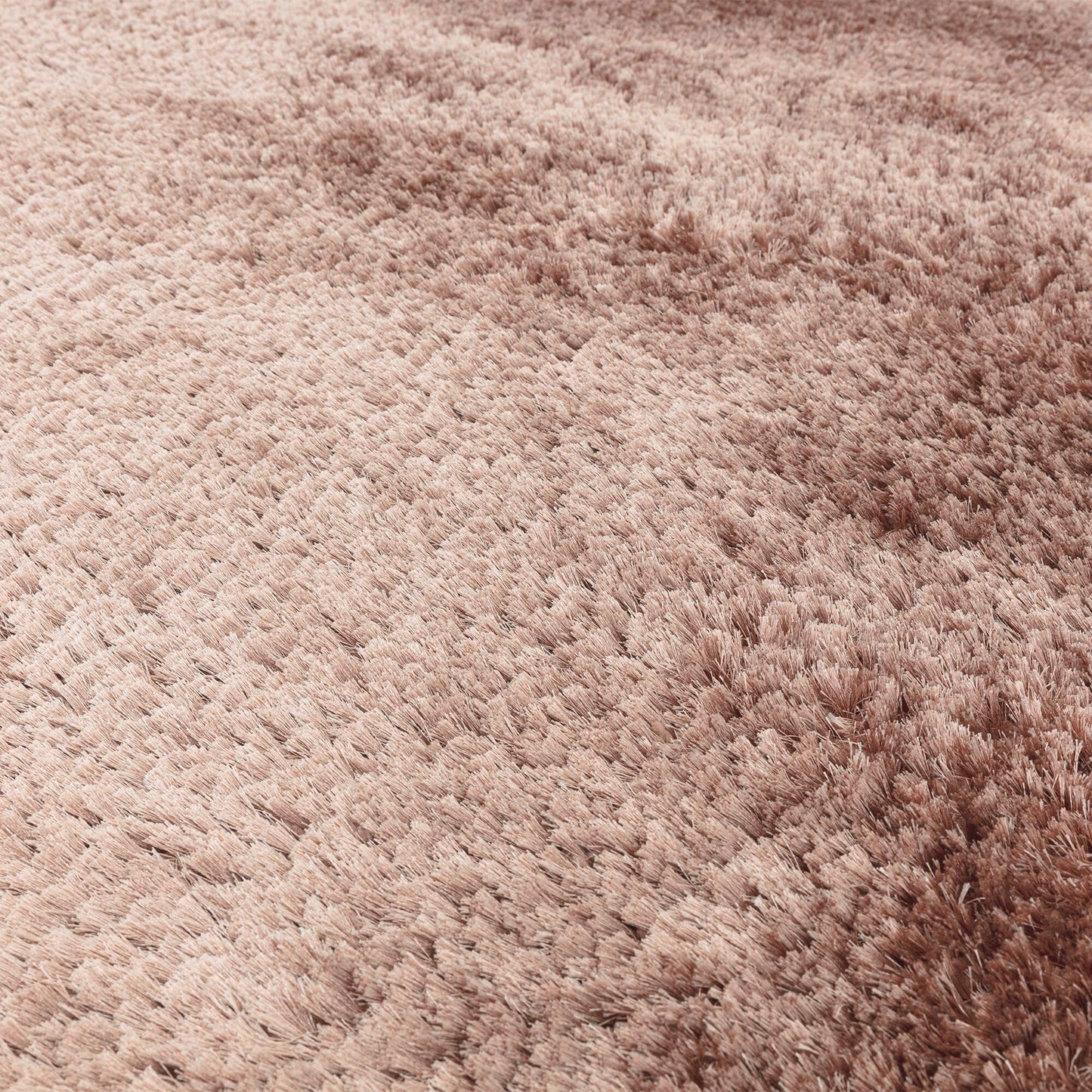 Plush Shaggy Rug for Living Room Bedroom High Pile Thick Fluffy Hand Made Anti-Shed Silky Shimmer Shiny Plain Deep Pile Rug