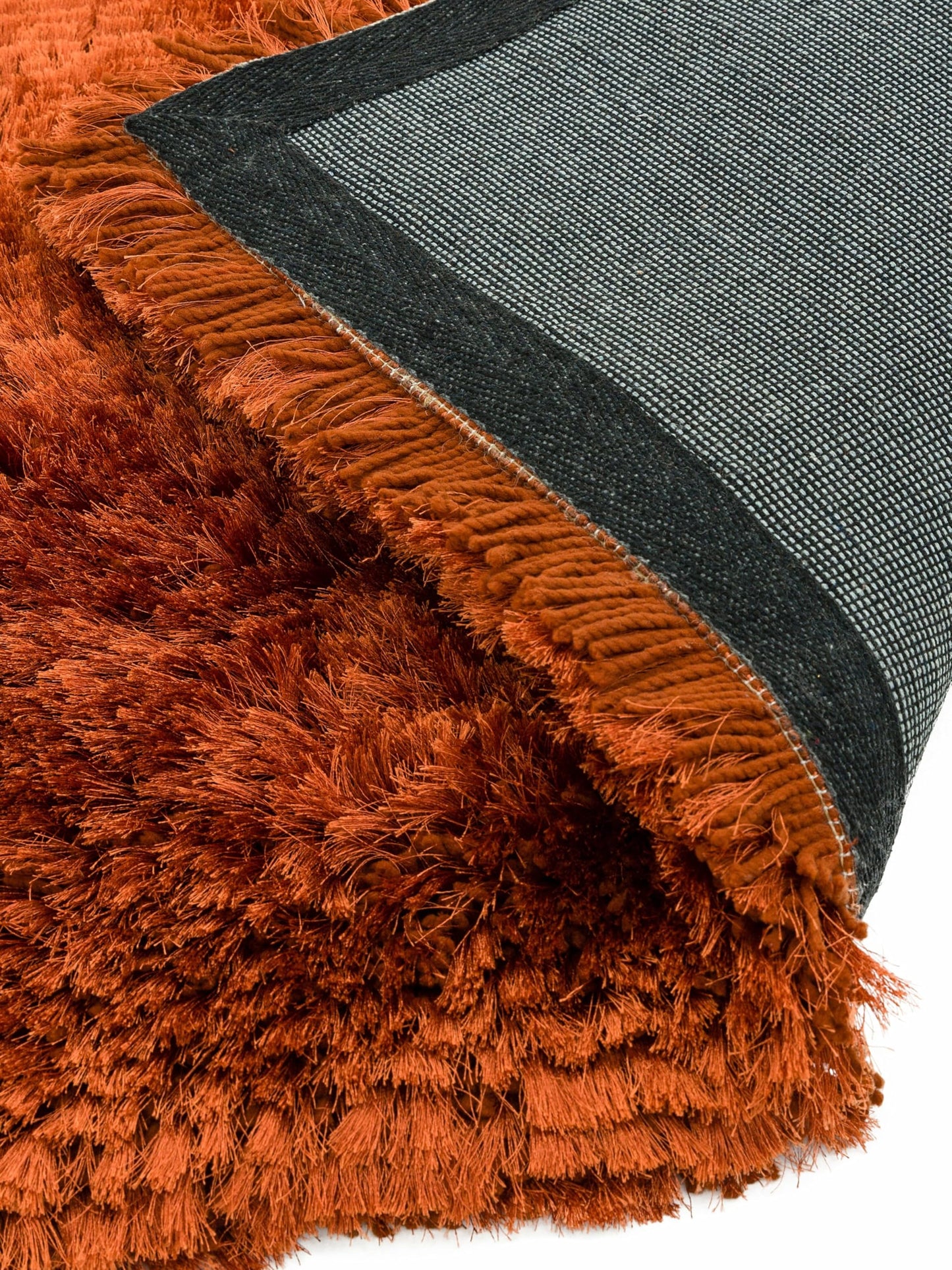 Plush Shaggy Rug for Living Room Bedroom High Pile Thick Fluffy Hand Made Anti-Shed Silky Shimmer Shiny Plain Deep Pile Rug
