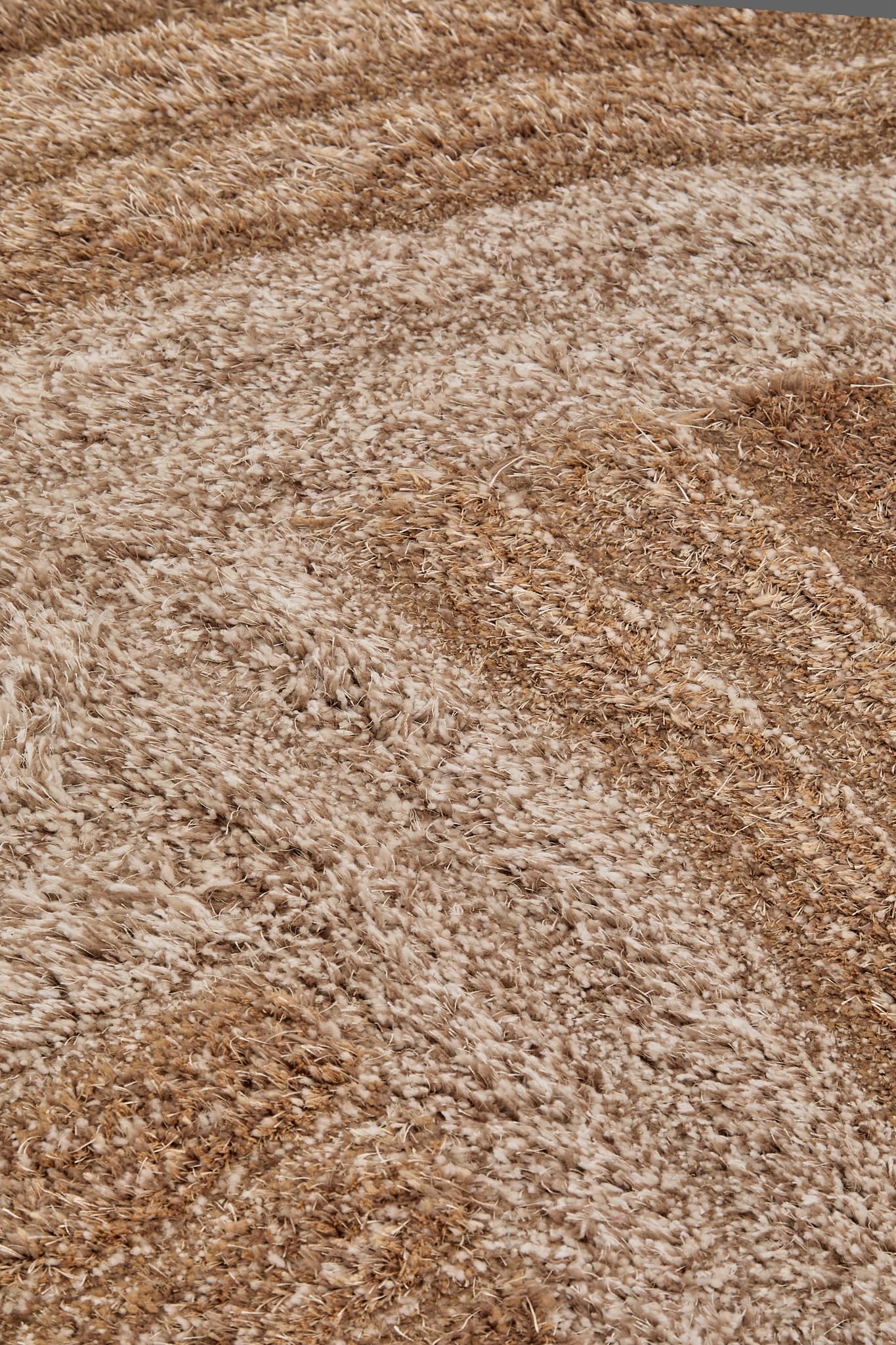 Shaggy Rug for Living Room Bedroom Dining Room Carpet Soft Plush Fluffy Silky Area Floor Stella Swirl Pattern 3D Shaggy Rug in Large Size 160x230 cm (5'3"x7'7")