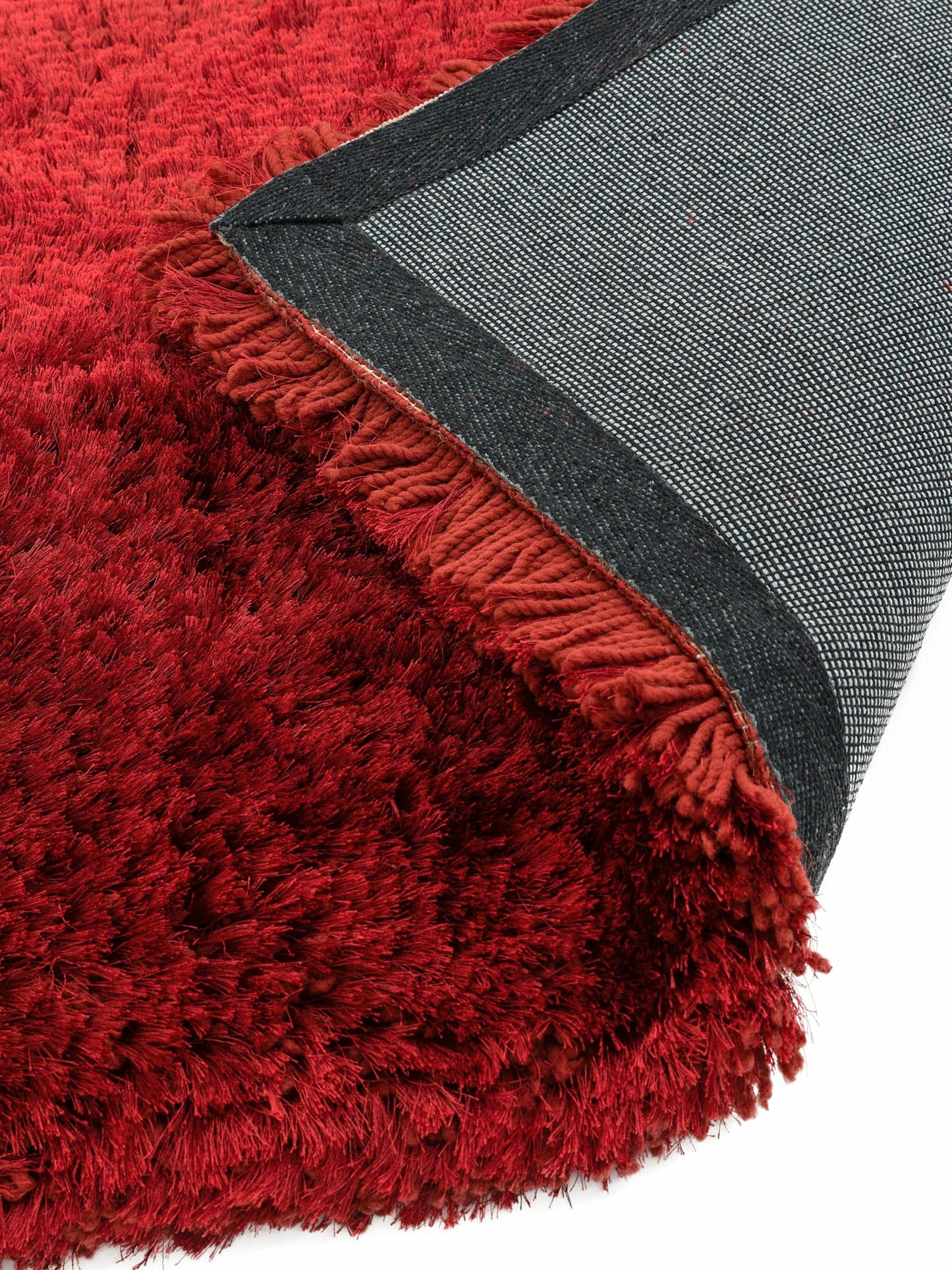 Plush Shaggy Rug for Living Room Bedroom High Pile Thick Fluffy Hand Made Anti-Shed Silky Shimmer Shiny Plain Deep Pile Rug