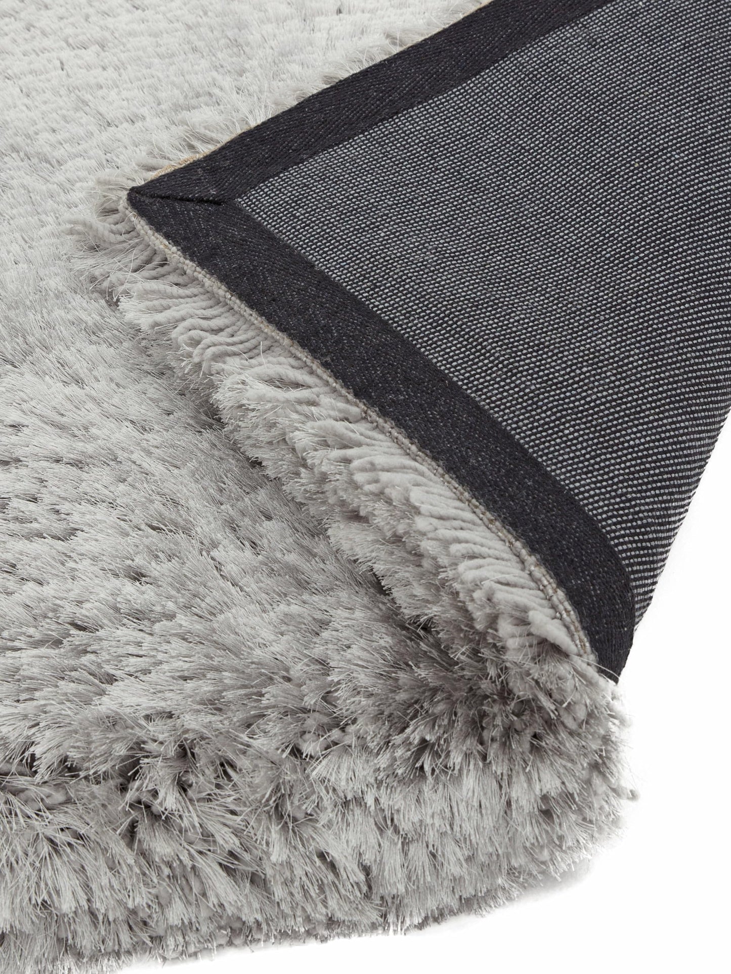 Plush Shaggy Rug for Living Room Bedroom High Pile Thick Fluffy Hand Made Anti-Shed Silky Shimmer Shiny Plain Deep Pile Rug