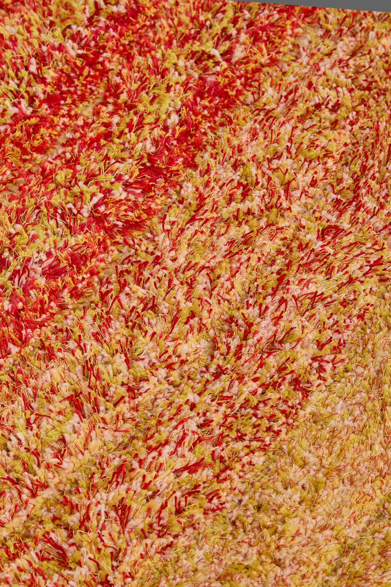 Shaggy Rug for Living Room Bedroom Dining Room Carpet Soft Plush Fluffy Silky Area Floor Lena Wave Pattern 3D Shaggy Rug in Large Size 160x230 cm (5'3"x7'7")