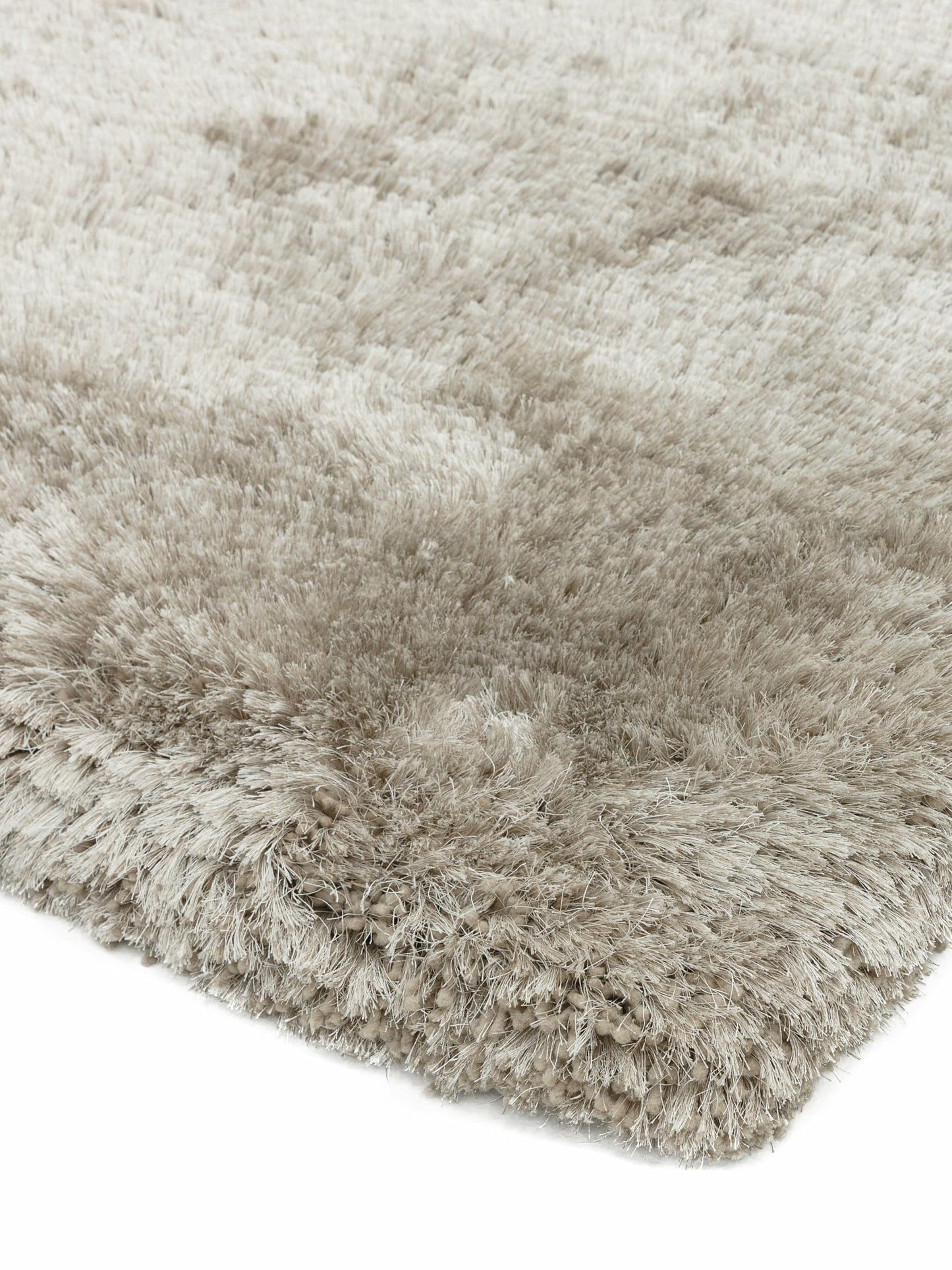 Plush Shaggy Rug for Living Room Bedroom High Pile Thick Fluffy Hand Made Anti-Shed Silky Shimmer Shiny Plain Deep Pile Rug