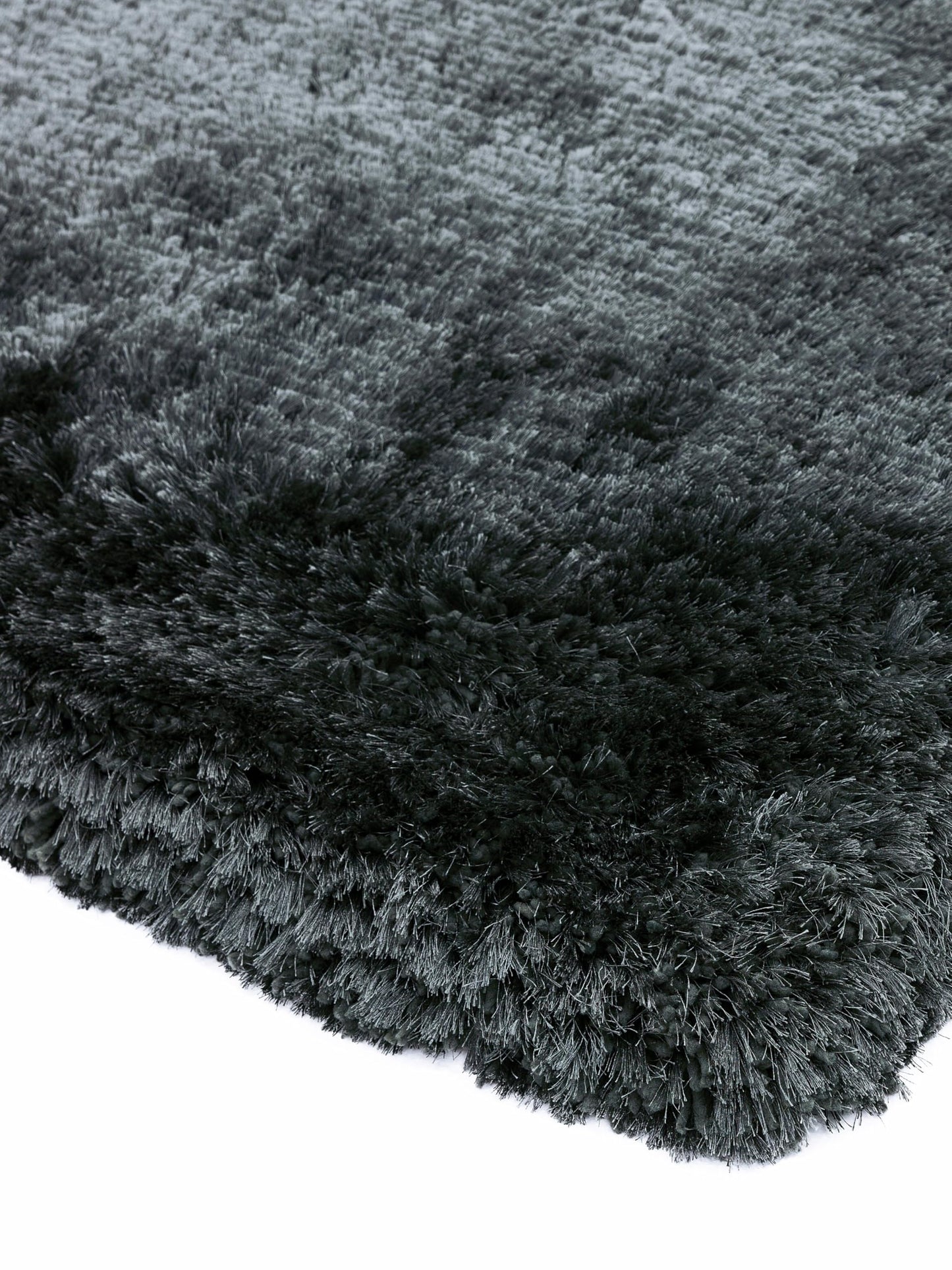Plush Shaggy Rug for Living Room Bedroom High Pile Thick Fluffy Hand Made Anti-Shed Silky Shimmer Shiny Plain Deep Pile Rug