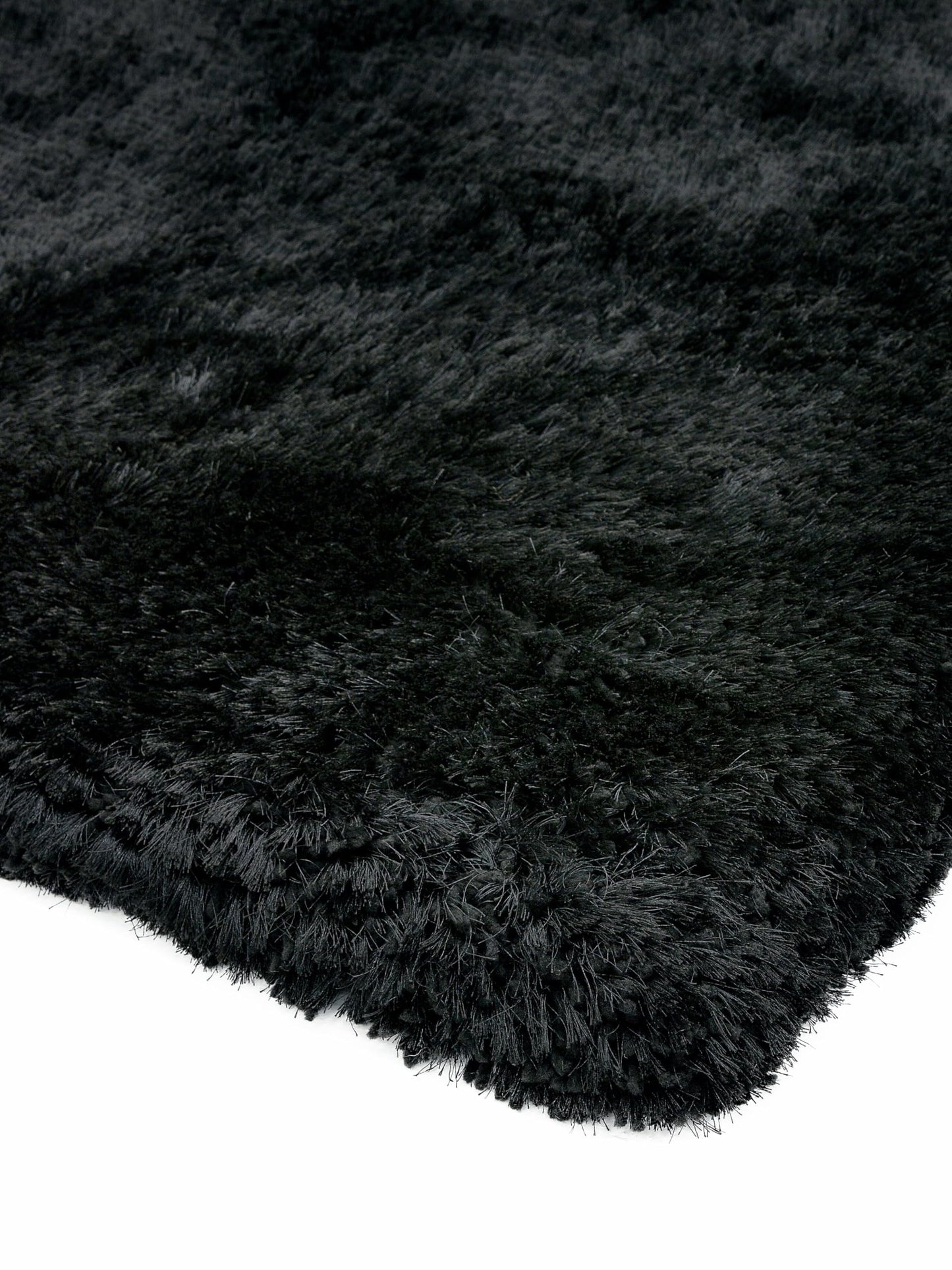 Plush Shaggy Rug for Living Room Bedroom High Pile Thick Fluffy Hand Made Anti-Shed Silky Shimmer Shiny Plain Deep Pile Rug
