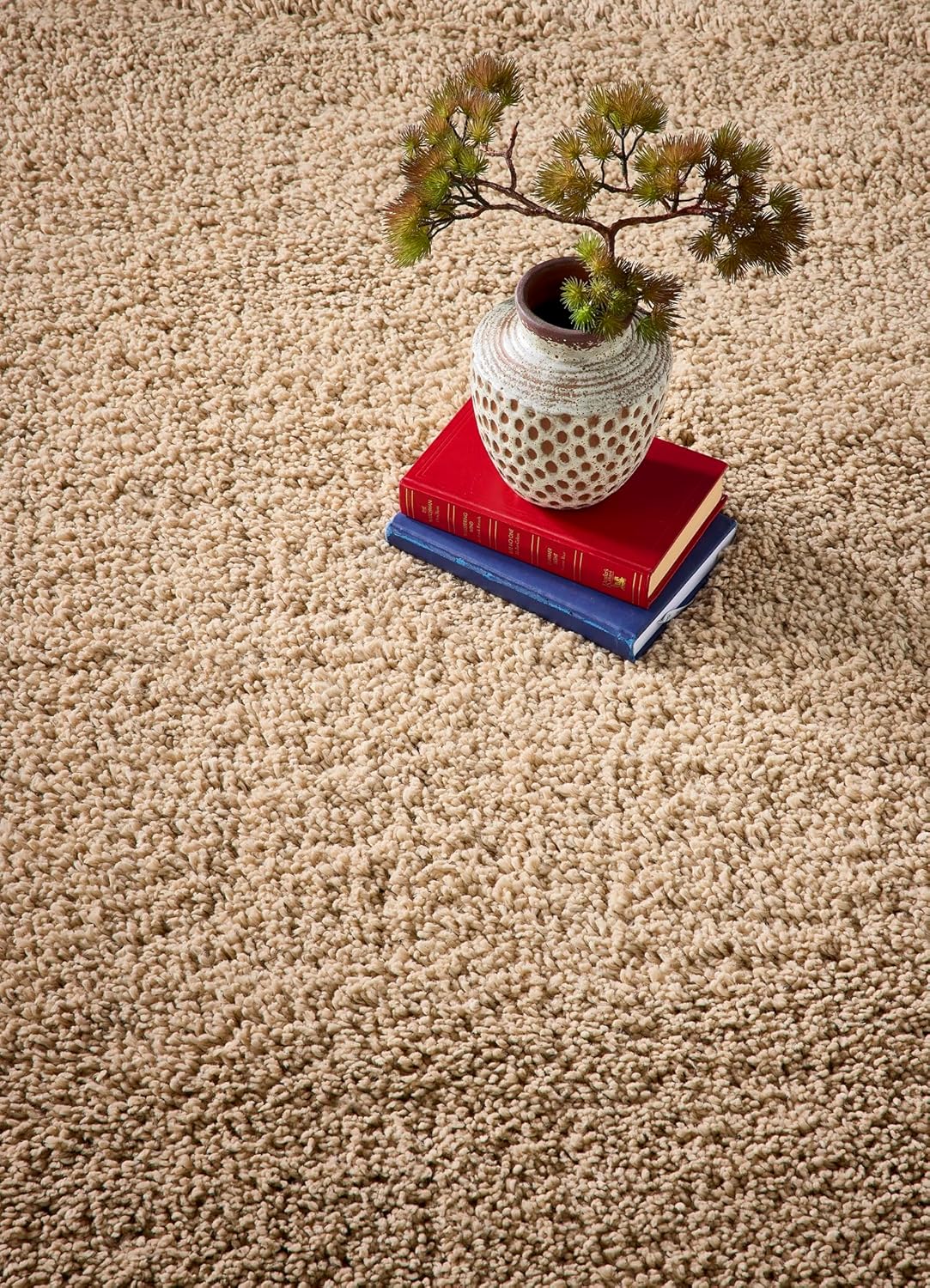 Hadley Beige Shaggy Rug – Ultra Soft High Pile Carpet