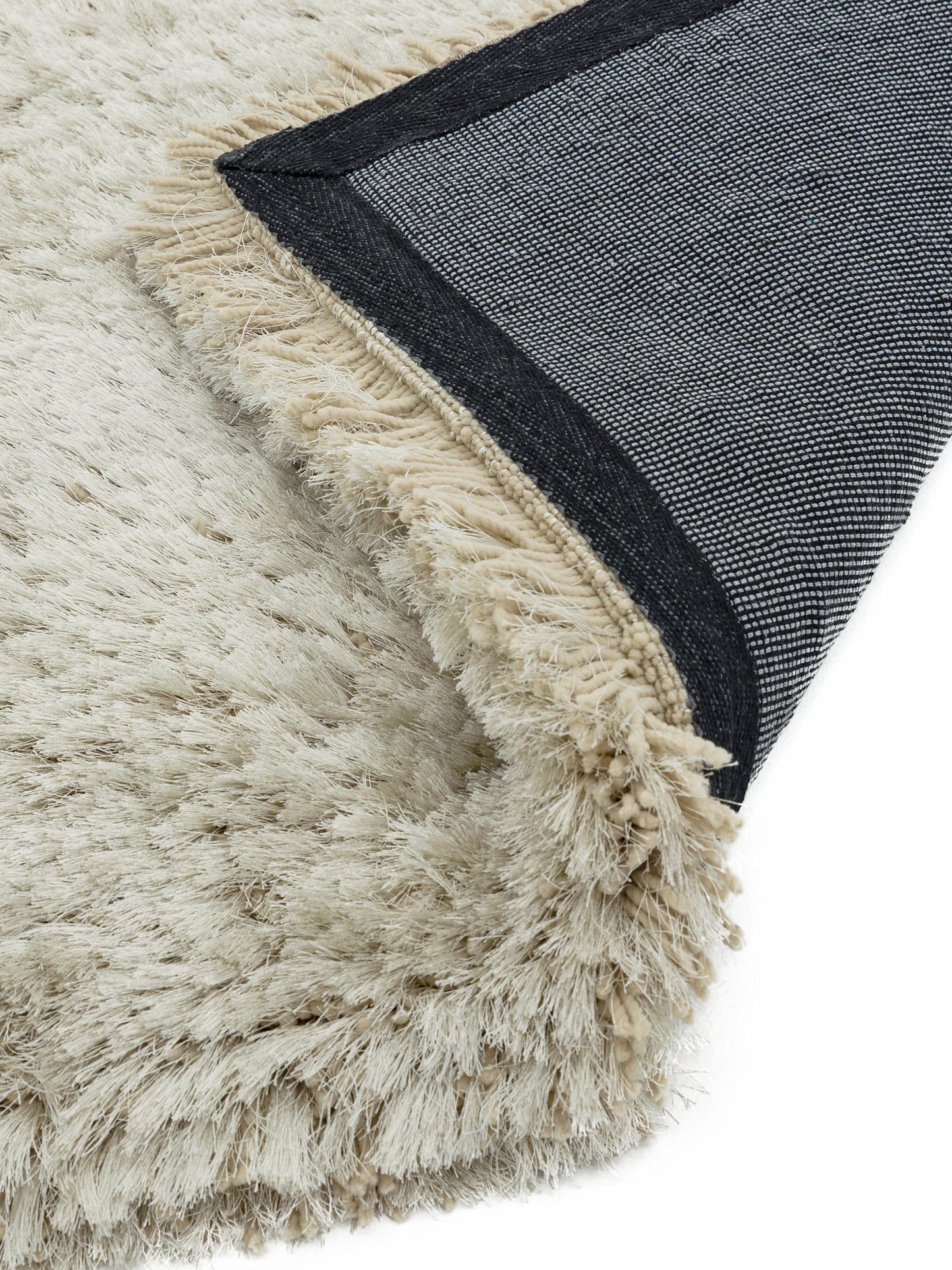 Plush Shaggy Rug for Living Room Bedroom High Pile Thick Fluffy Hand Made Anti-Shed Silky Shimmer Shiny Plain Deep Pile Rug