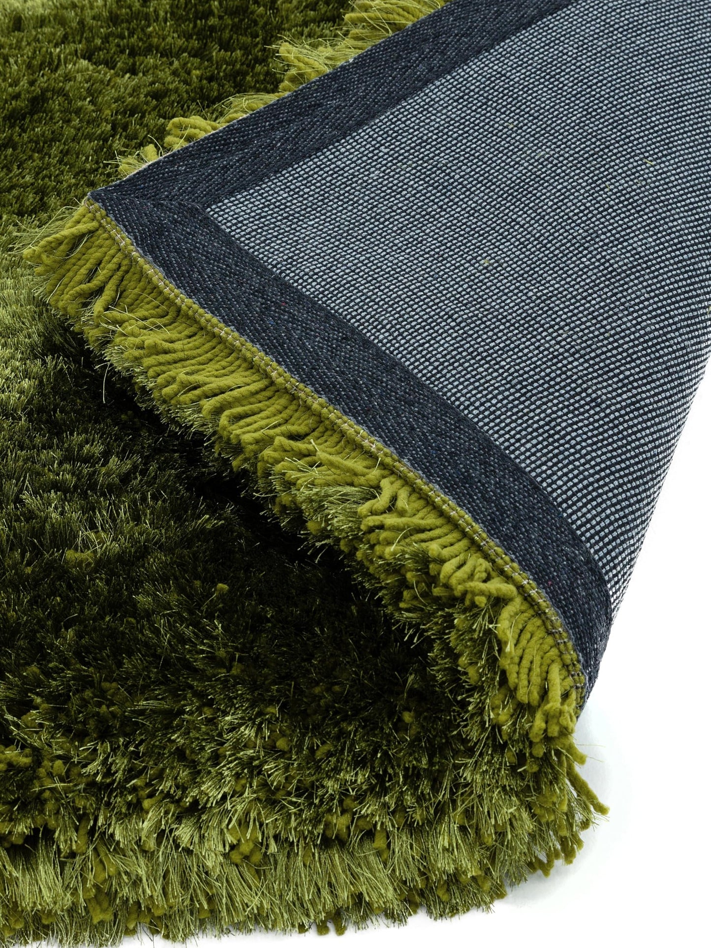 Plush Shaggy Rug for Living Room Bedroom High Pile Thick Fluffy Hand Made Anti-Shed Silky Shimmer Shiny Plain Deep Pile Rug
