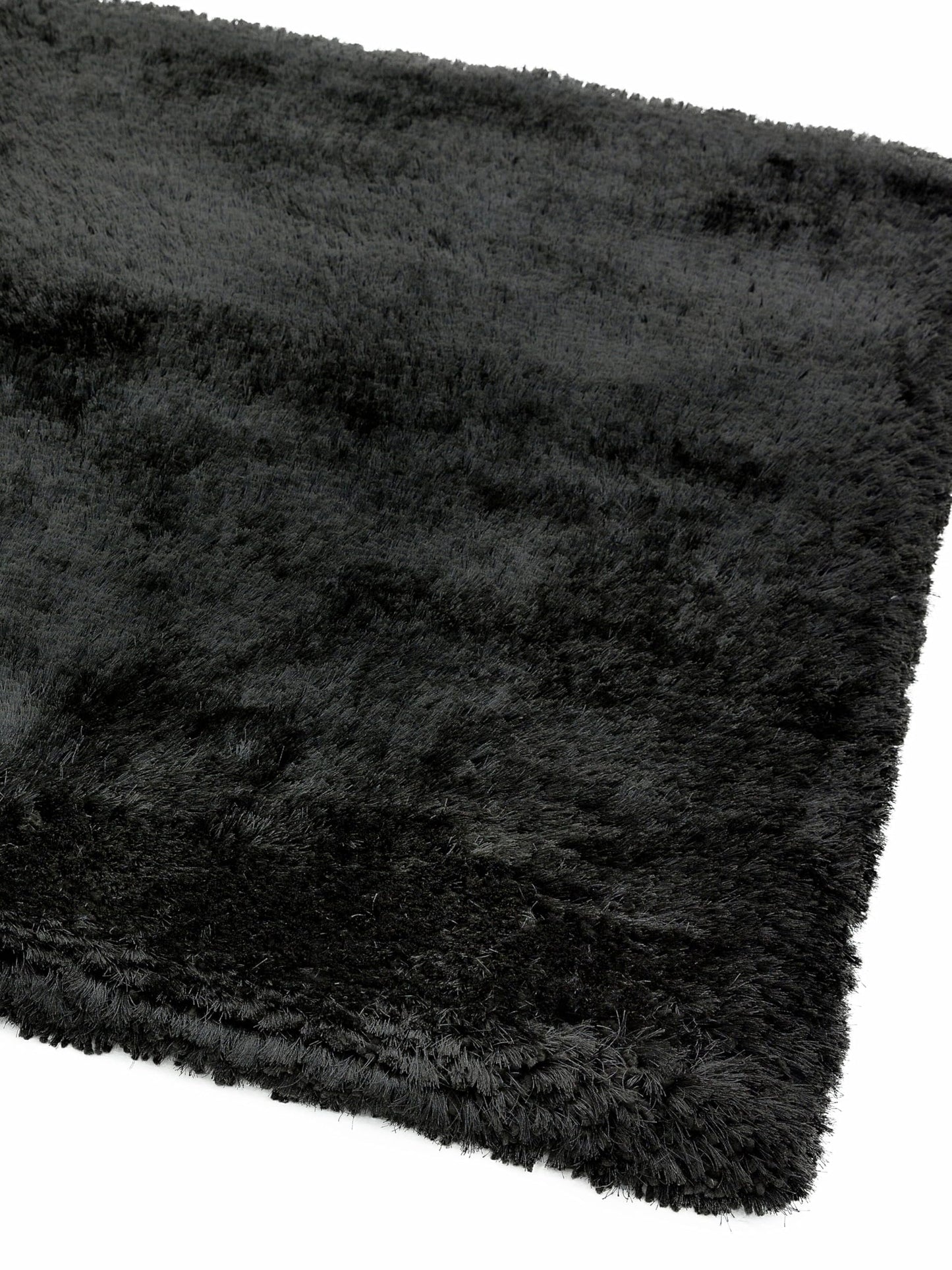 Plush Shaggy Rug for Living Room Bedroom High Pile Thick Fluffy Hand Made Anti-Shed Silky Shimmer Shiny Plain Deep Pile Rug