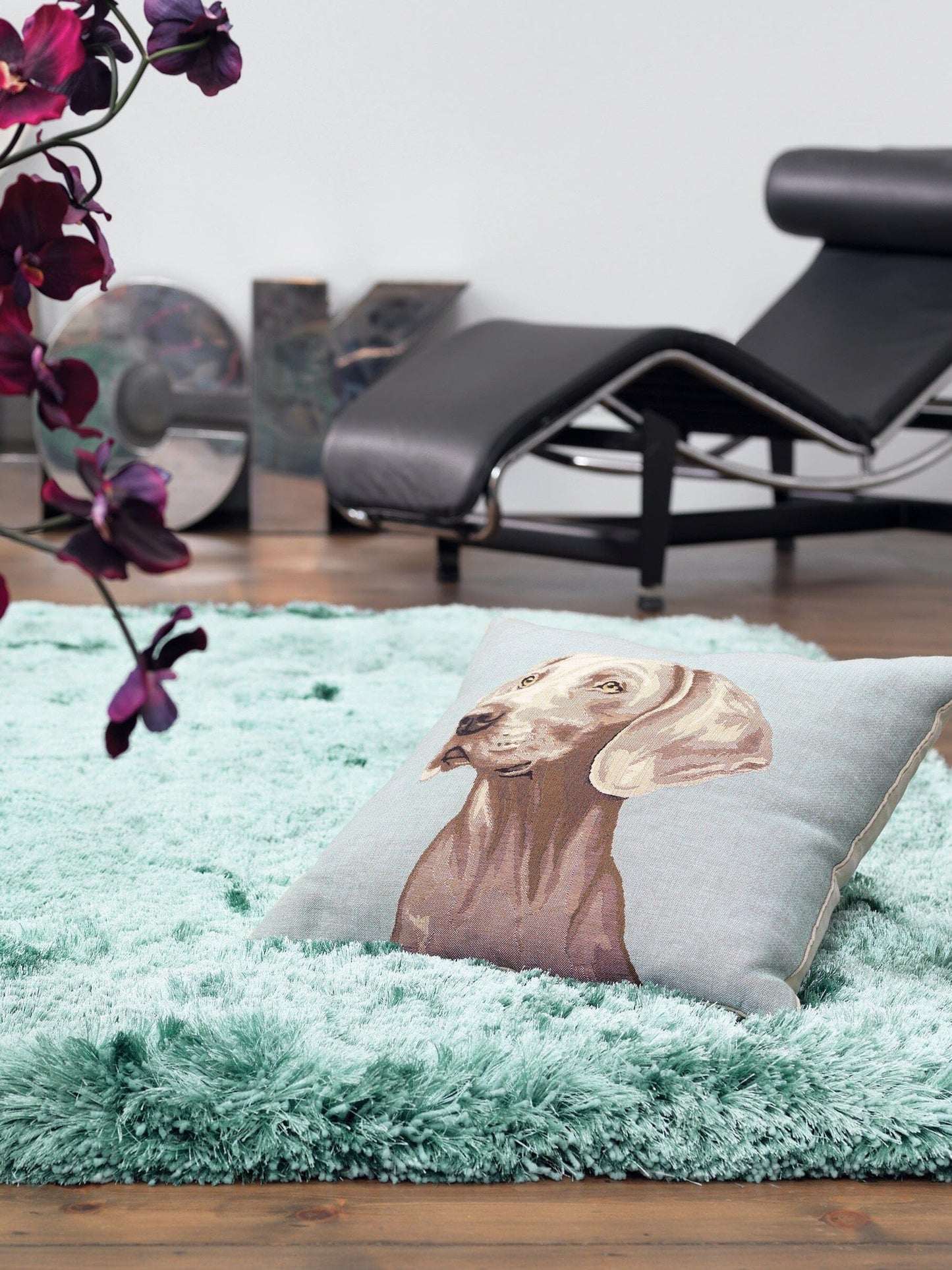 Plush Shaggy Rug for Living Room Bedroom High Pile Thick Fluffy Hand Made Anti-Shed Silky Shimmer Shiny Plain Deep Pile Rug