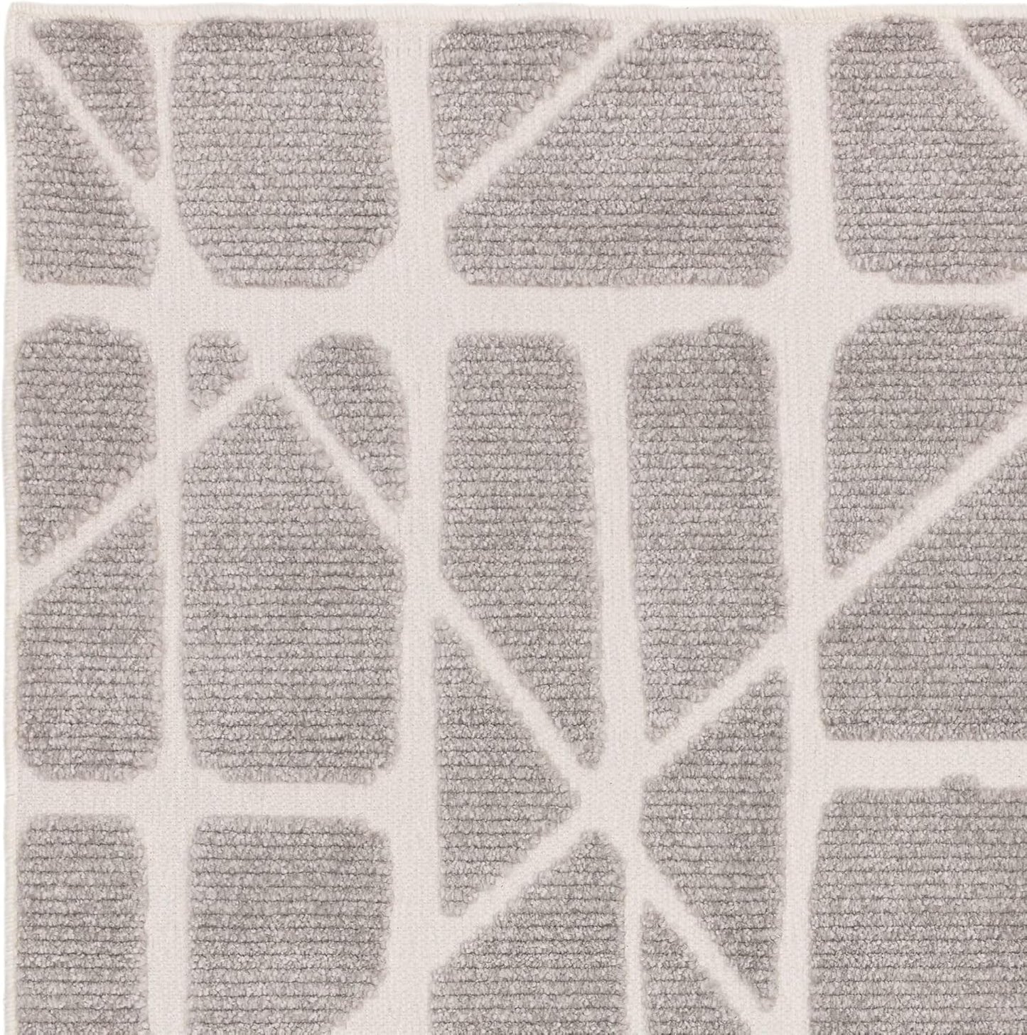 Method Grey Washable Rug – Modern Abstract Short Pile Carpet