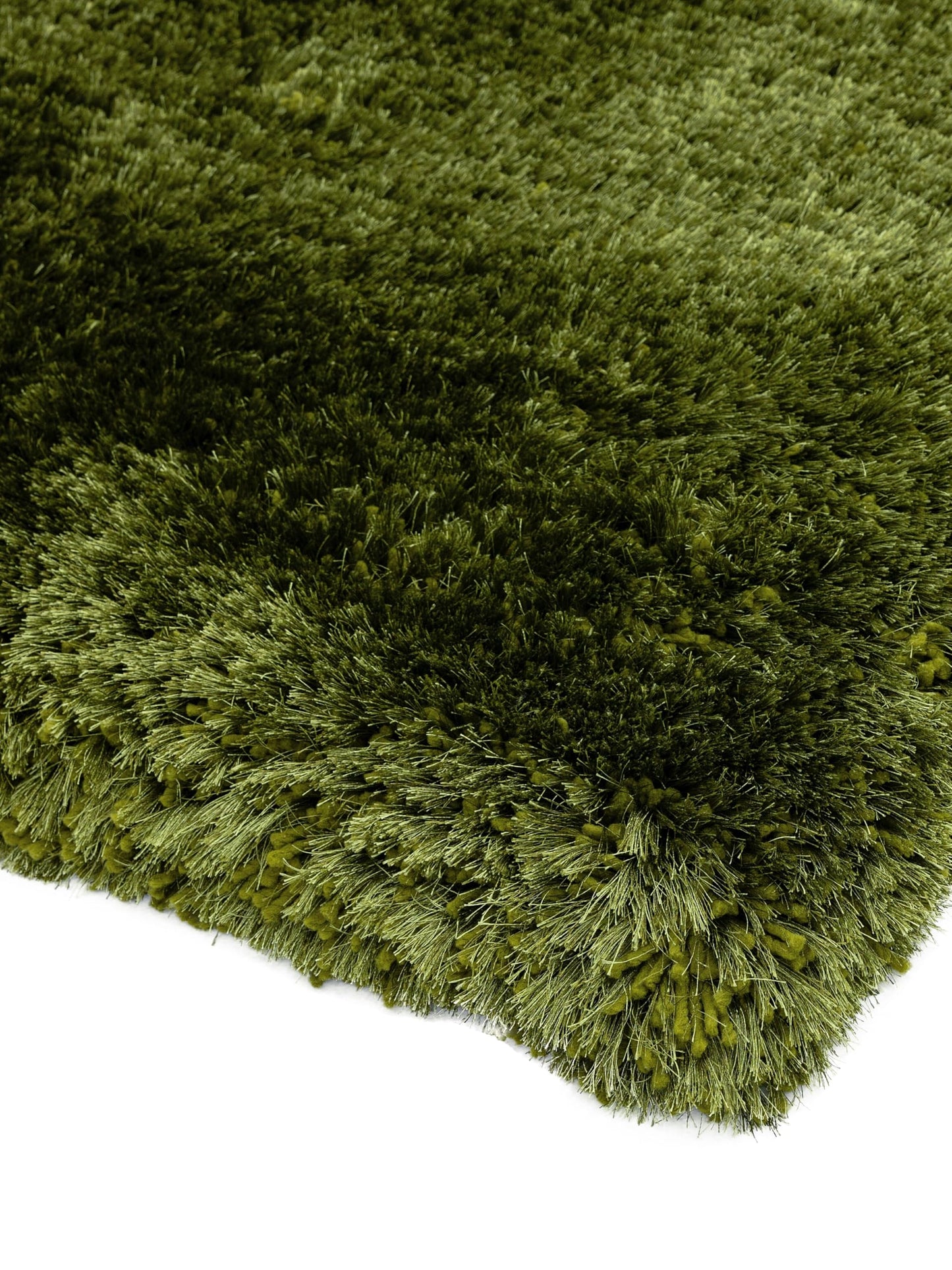 Plush Shaggy Rug for Living Room Bedroom High Pile Thick Fluffy Hand Made Anti-Shed Silky Shimmer Shiny Plain Deep Pile Rug