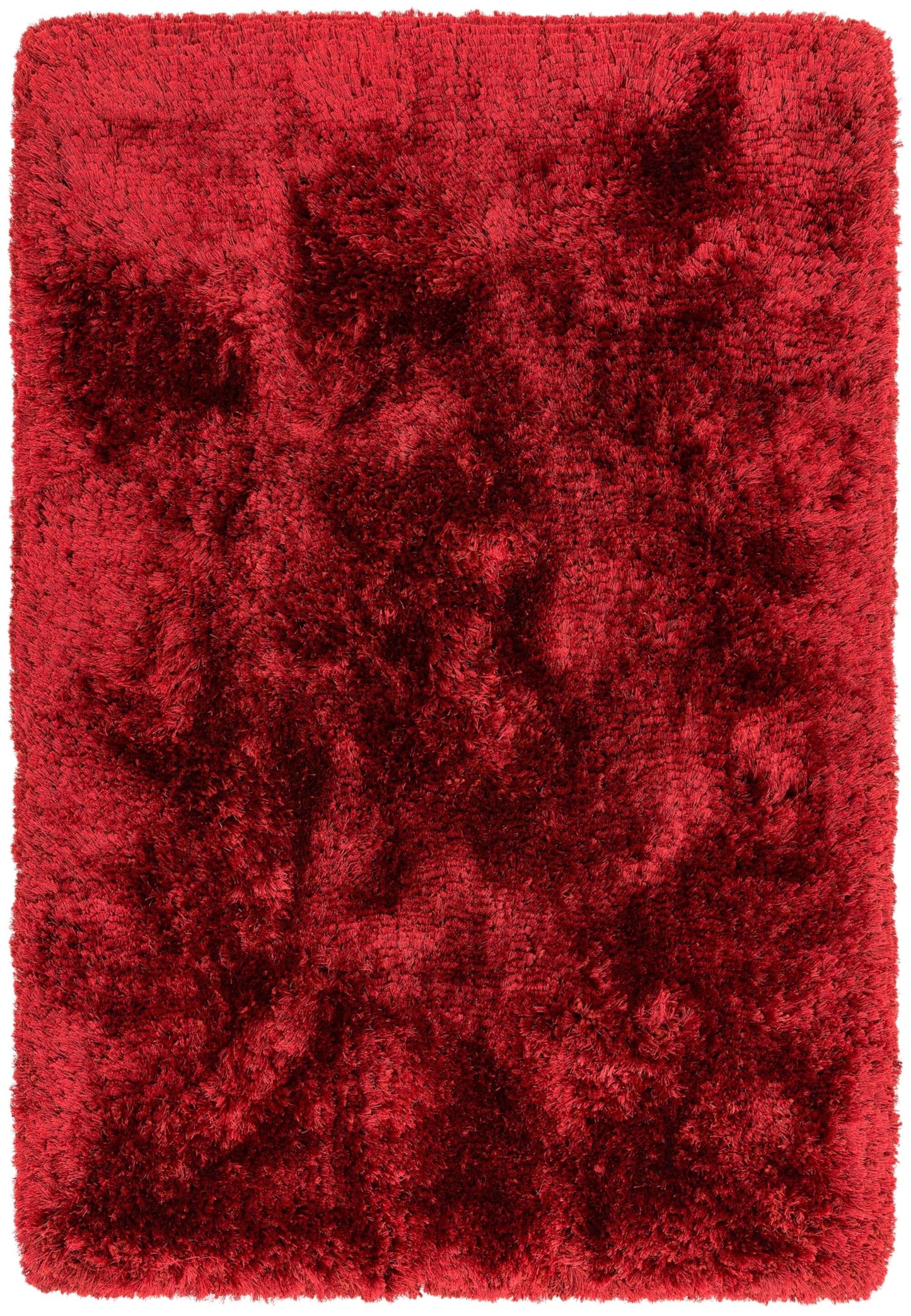 Plush Shaggy Rug for Living Room Bedroom High Pile Thick Fluffy Hand Made Anti-Shed Silky Shimmer Shiny Plain Deep Pile Rug