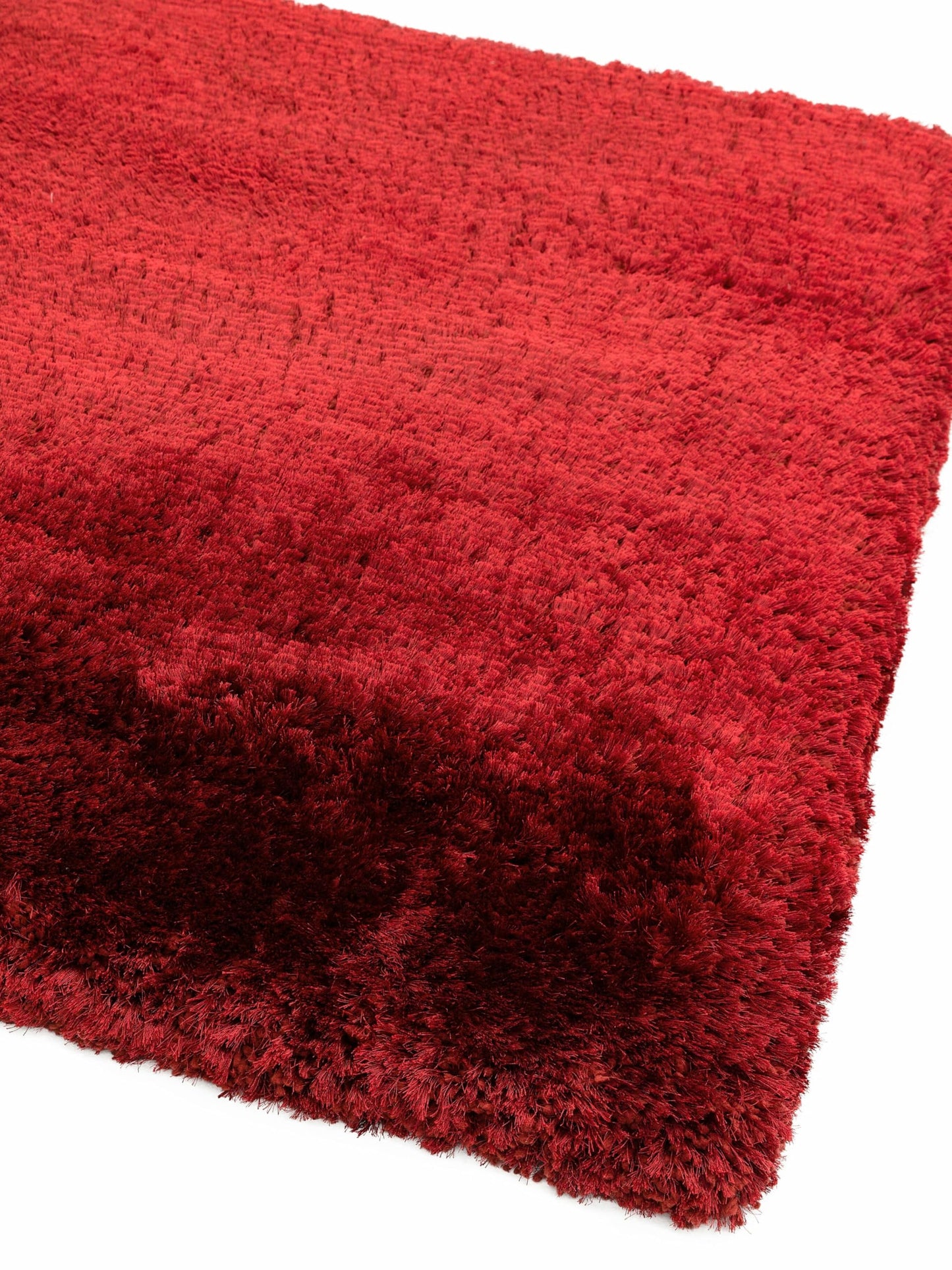 Plush Shaggy Rug for Living Room Bedroom High Pile Thick Fluffy Hand Made Anti-Shed Silky Shimmer Shiny Plain Deep Pile Rug