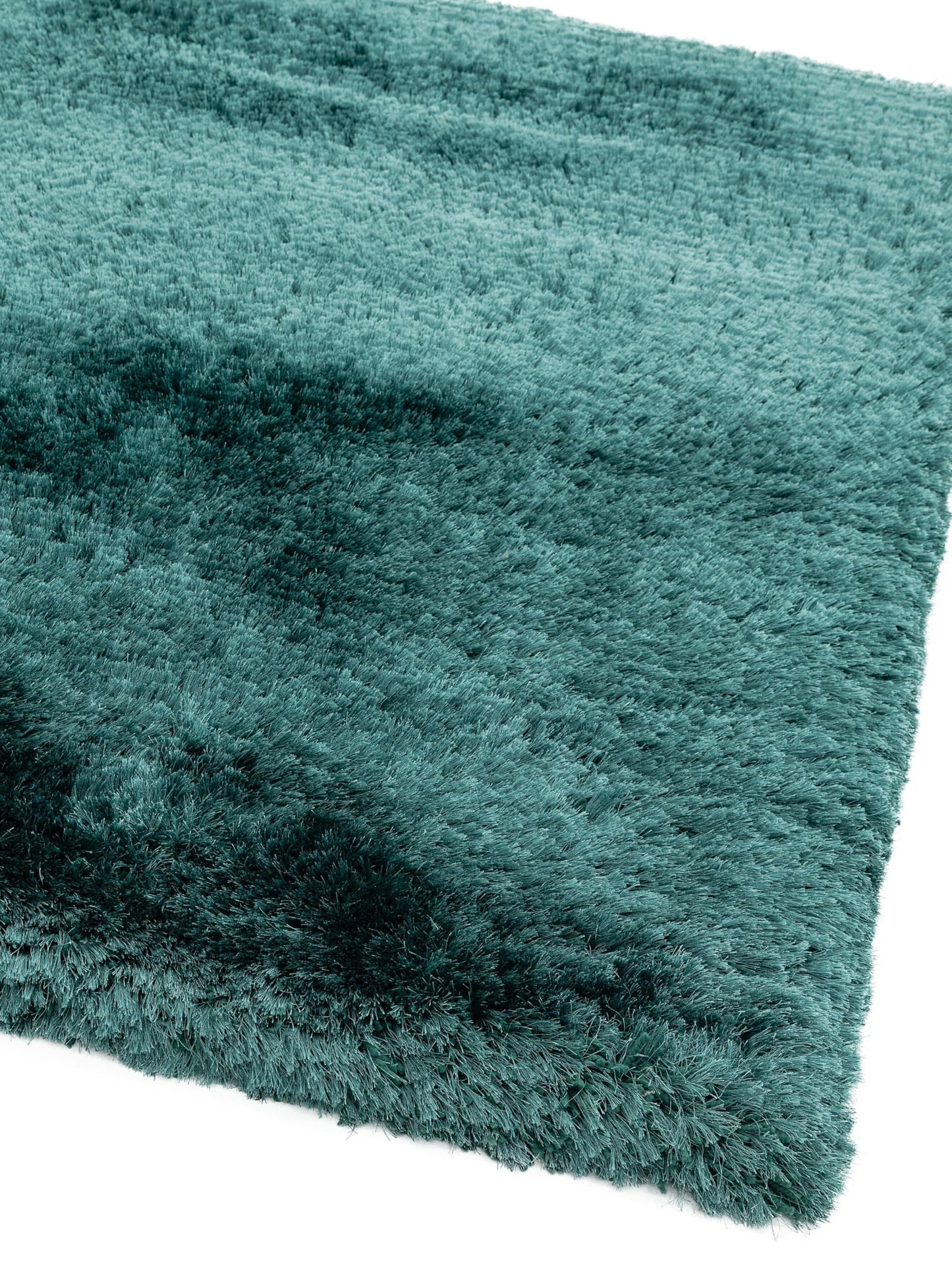 Plush Shaggy Rug for Living Room Bedroom High Pile Thick Fluffy Hand Made Anti-Shed Silky Shimmer Shiny Plain Deep Pile Rug