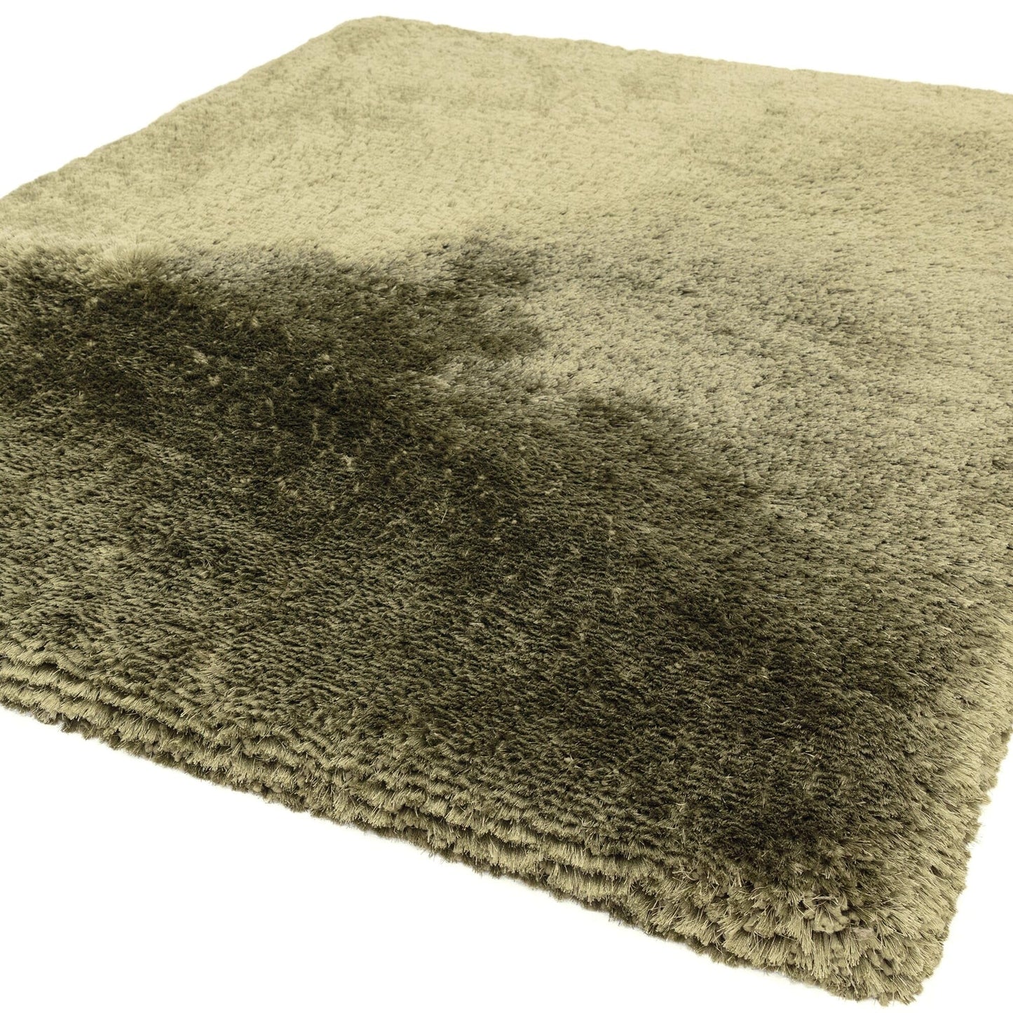 Plush Shaggy Rug for Living Room Bedroom High Pile Thick Fluffy Hand Made Anti-Shed Silky Shimmer Shiny Plain Deep Pile Rug