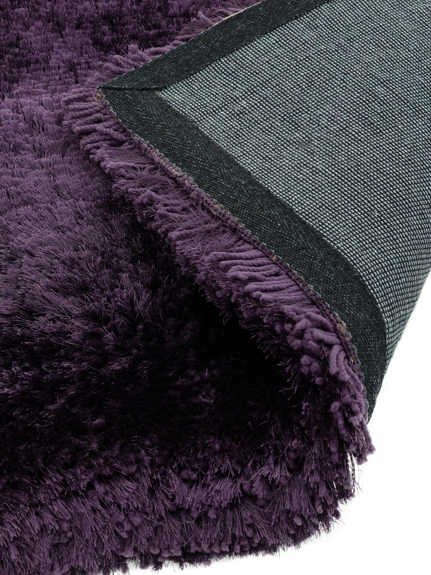 Plush Shaggy Rug for Living Room Bedroom High Pile Thick Fluffy Hand Made Anti-Shed Silky Shimmer Shiny Plain Deep Pile Rug