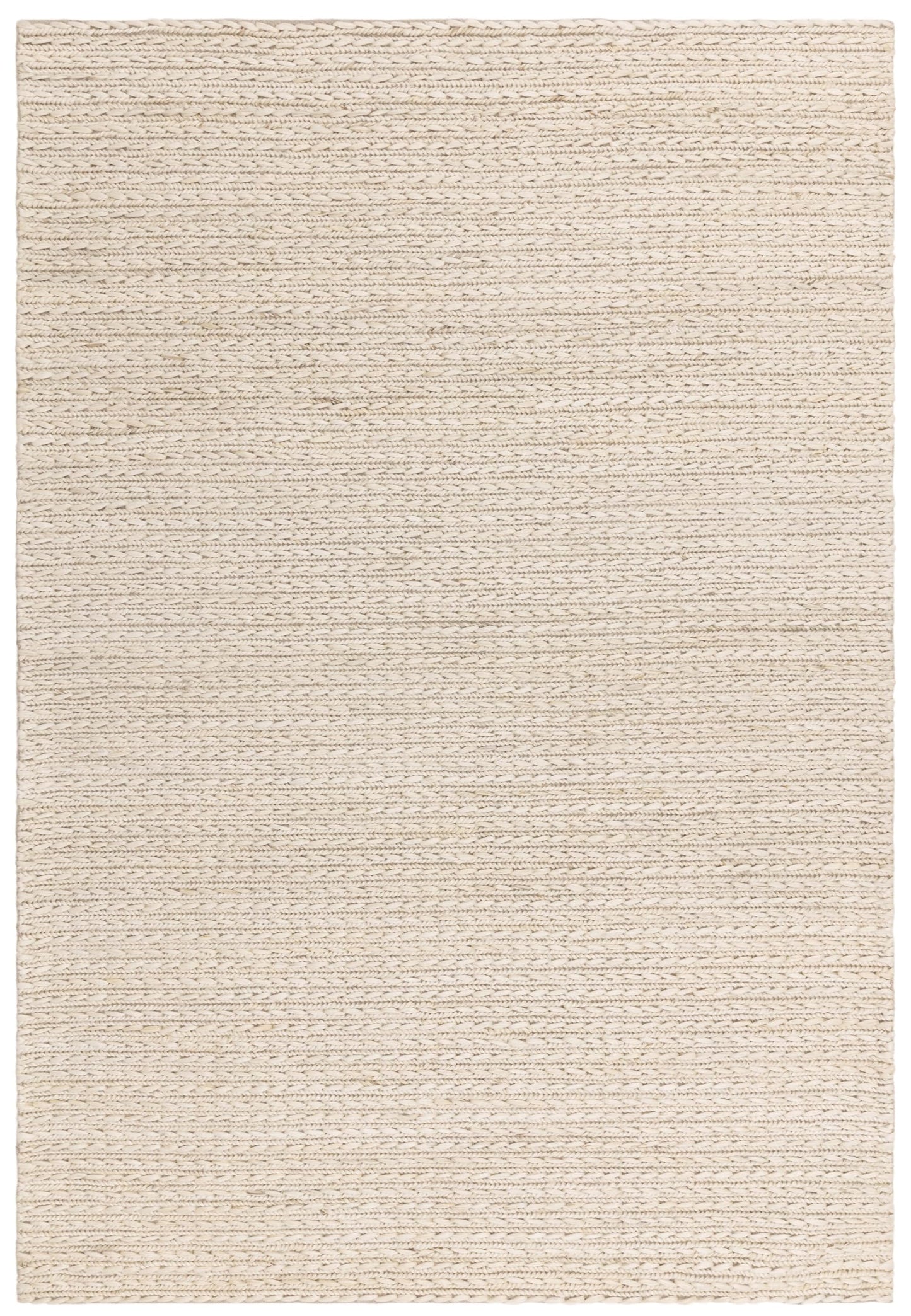 Hand Woven Braided Jute Rug for Living Room Bedroom Dining Room Lounge Flatweave Modern Plain Carpet Oakley Natural Rug