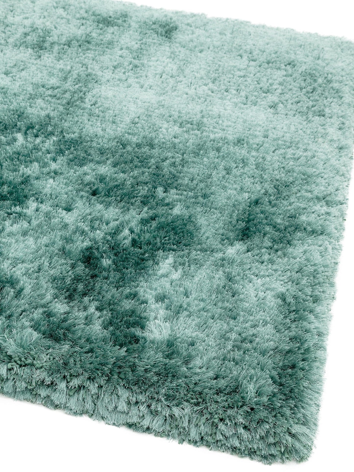 Plush Shaggy Rug for Living Room Bedroom High Pile Thick Fluffy Hand Made Anti-Shed Silky Shimmer Shiny Plain Deep Pile Rug