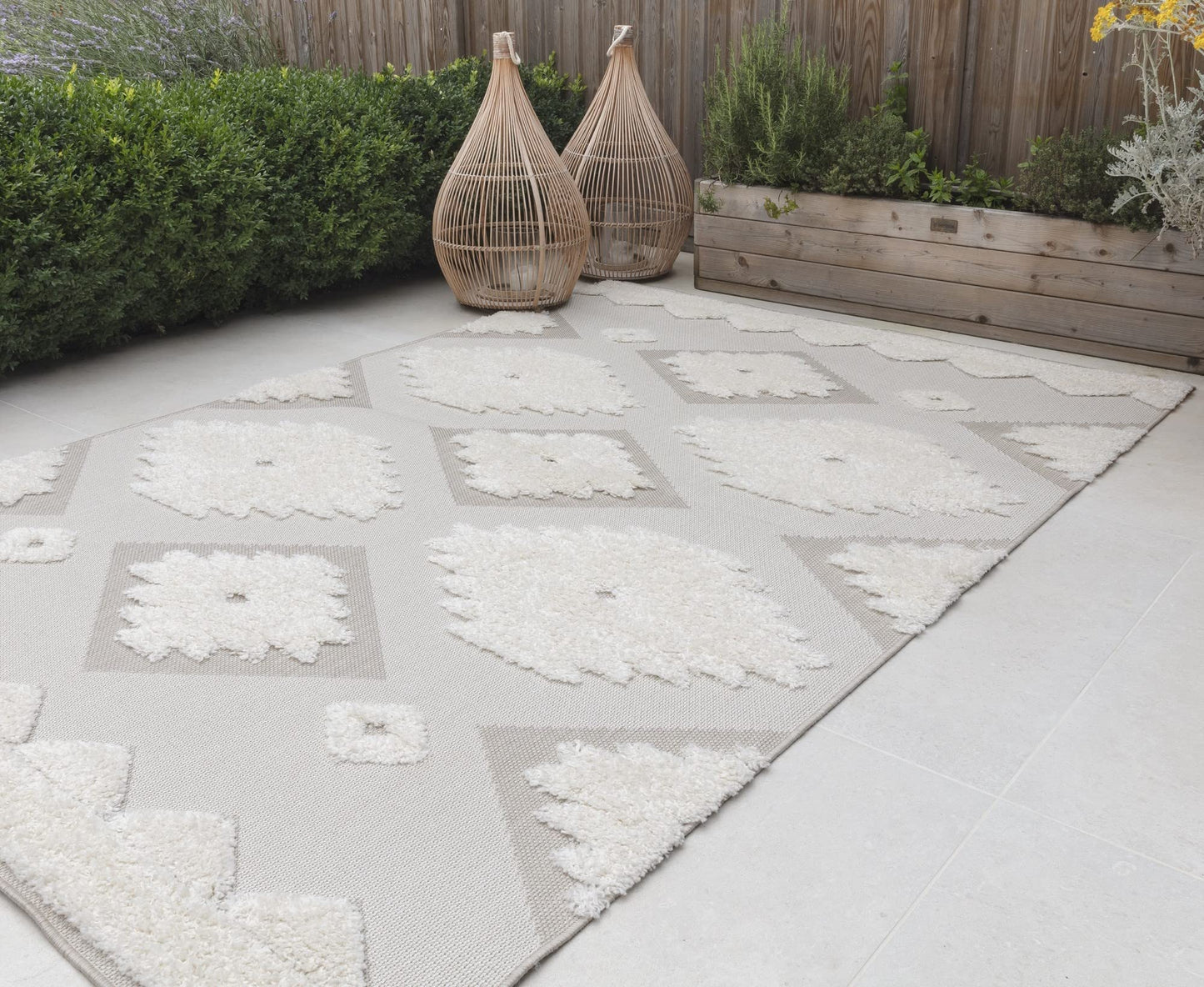 Monty Indoor Outdoor Rug for Living Room, Garden, Patio, Picnic Mat, Camping, Trellis, Balcony Quality Weather Resistant Rug