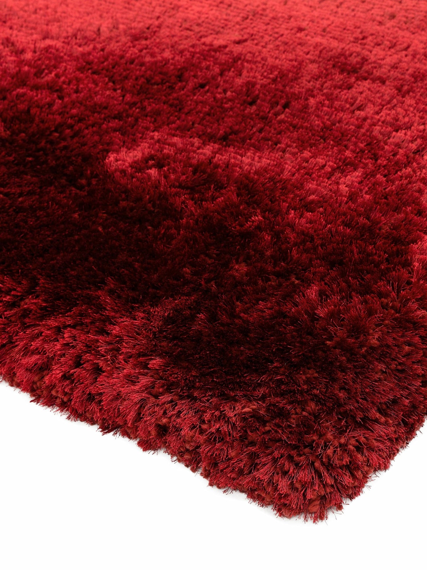 Plush Shaggy Rug for Living Room Bedroom High Pile Thick Fluffy Hand Made Anti-Shed Silky Shimmer Shiny Plain Deep Pile Rug