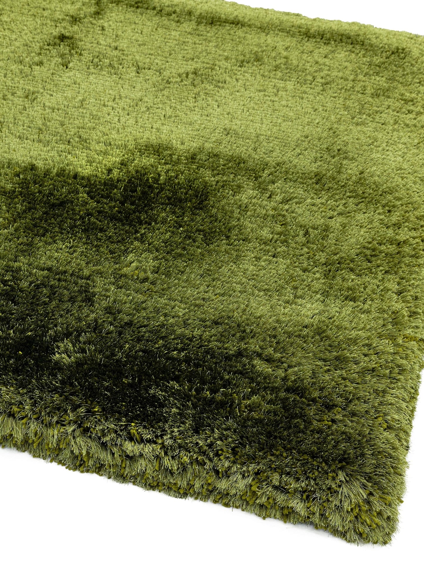 Plush Shaggy Rug for Living Room Bedroom High Pile Thick Fluffy Hand Made Anti-Shed Silky Shimmer Shiny Plain Deep Pile Rug
