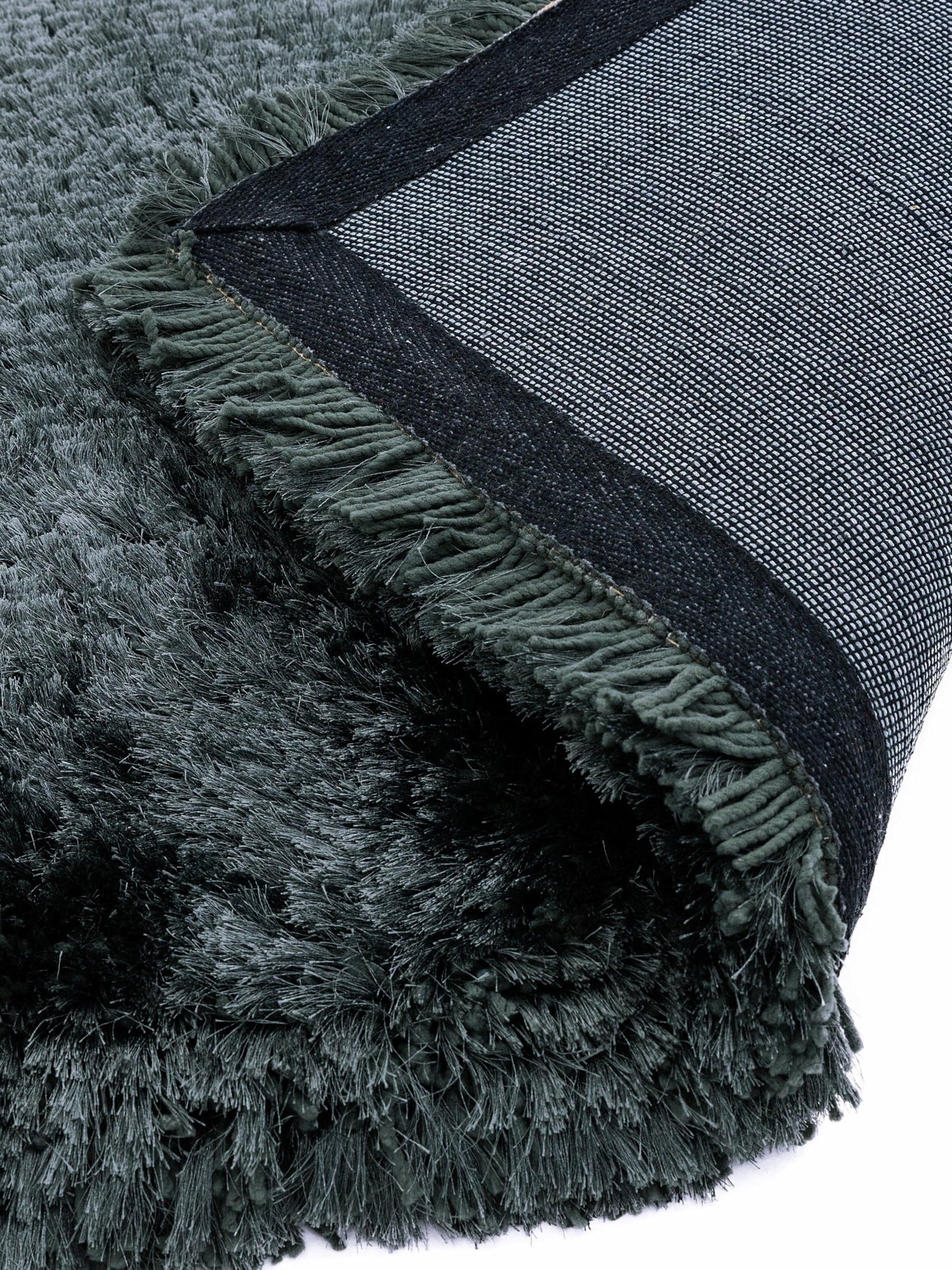 Plush Shaggy Rug for Living Room Bedroom High Pile Thick Fluffy Hand Made Anti-Shed Silky Shimmer Shiny Plain Deep Pile Rug