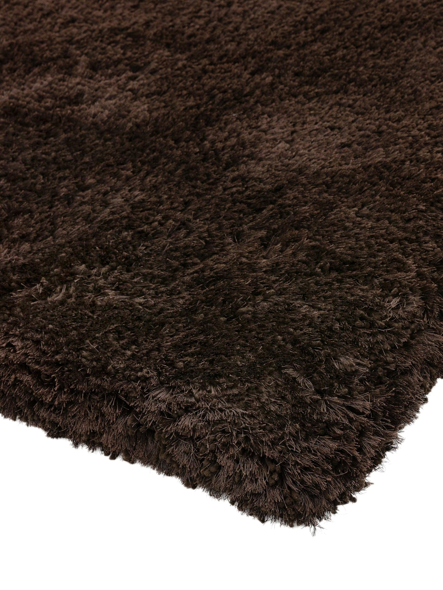 Plush Shaggy Rug for Living Room Bedroom High Pile Thick Fluffy Hand Made Anti-Shed Silky Shimmer Shiny Plain Deep Pile Rug
