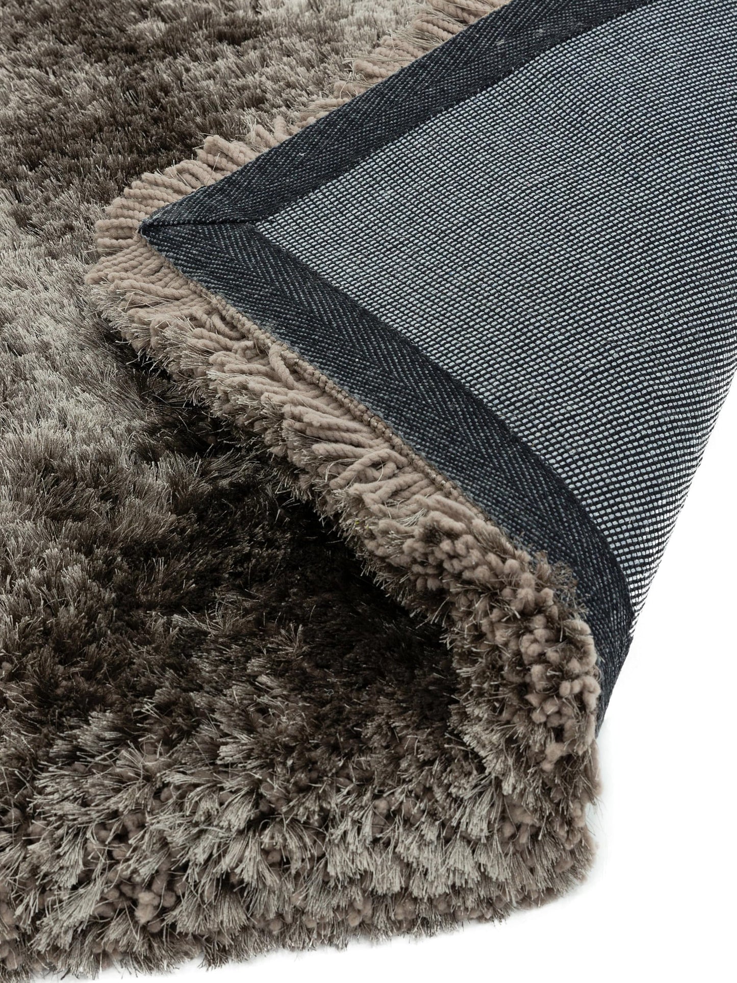 Plush Shaggy Rug for Living Room Bedroom High Pile Thick Fluffy Hand Made Anti-Shed Silky Shimmer Shiny Plain Deep Pile Rug