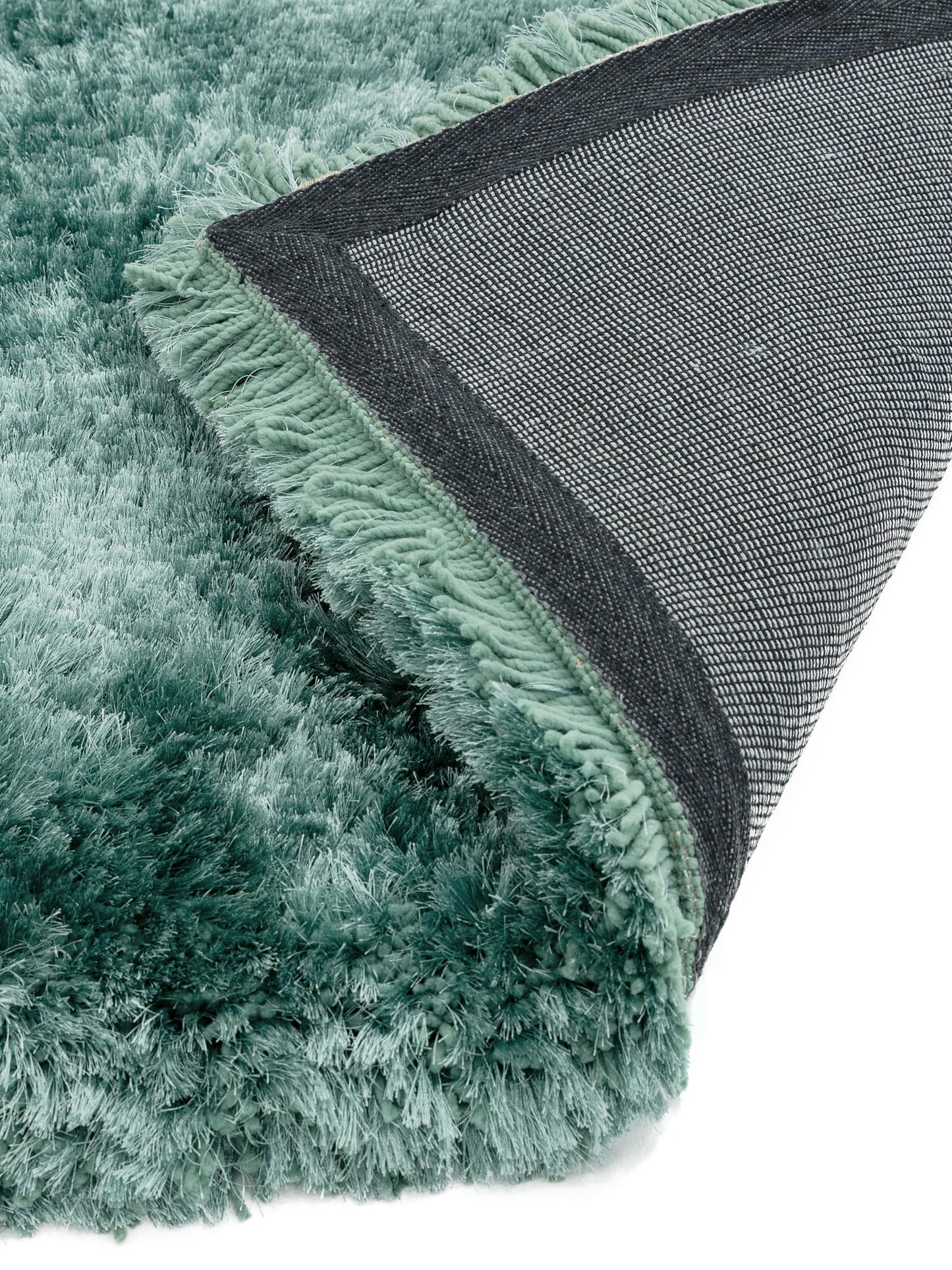 Plush Shaggy Rug for Living Room Bedroom High Pile Thick Fluffy Hand Made Anti-Shed Silky Shimmer Shiny Plain Deep Pile Rug