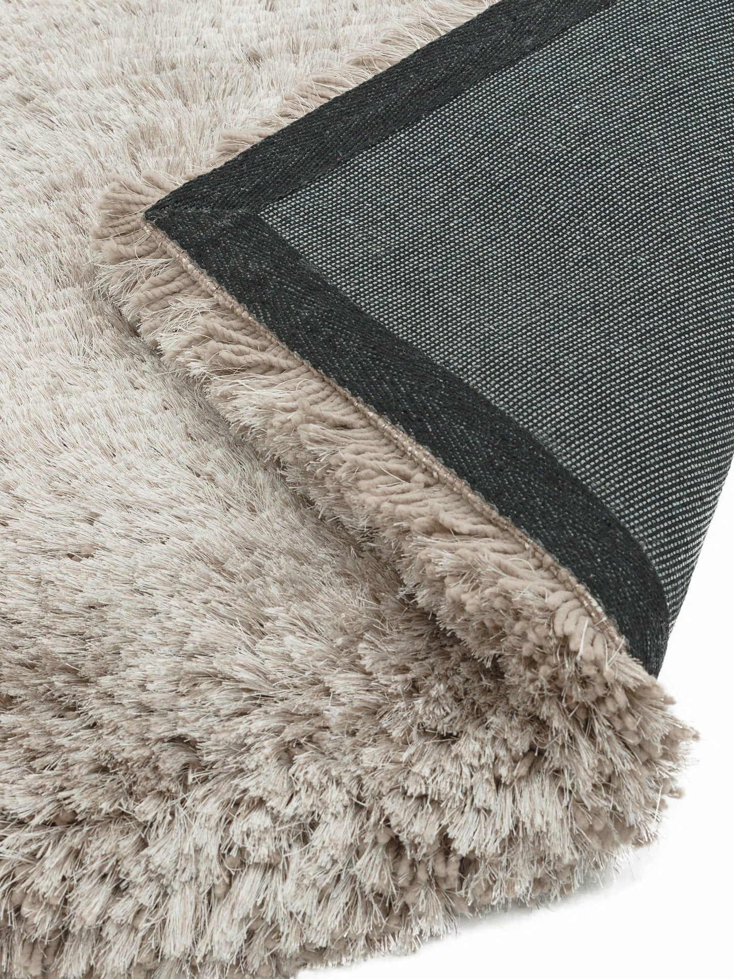 Plush Shaggy Rug for Living Room Bedroom High Pile Thick Fluffy Hand Made Anti-Shed Silky Shimmer Shiny Plain Deep Pile Rug